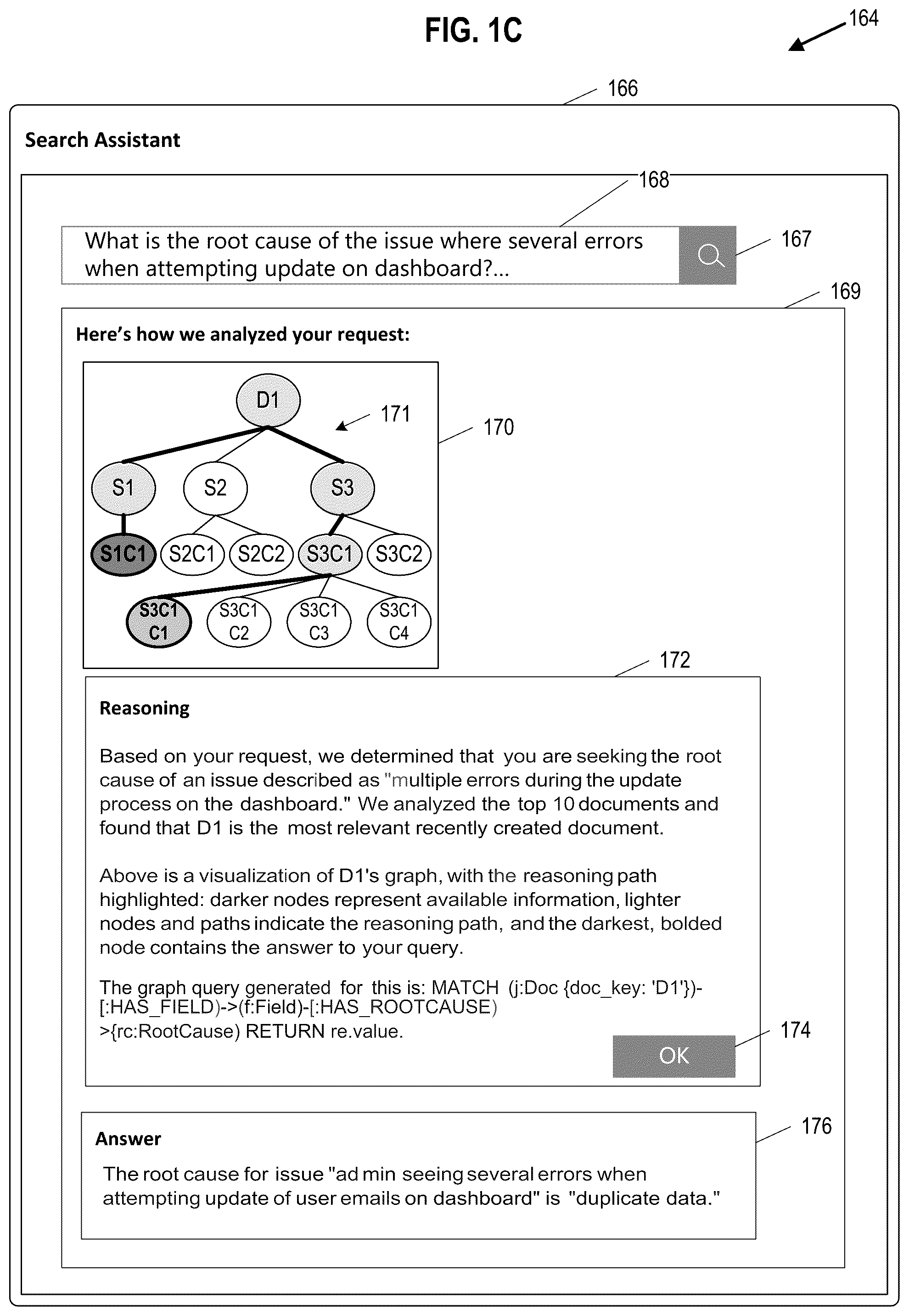 Patent US12332896 Figure 3 – Generative graph-enhanced information retrieval
