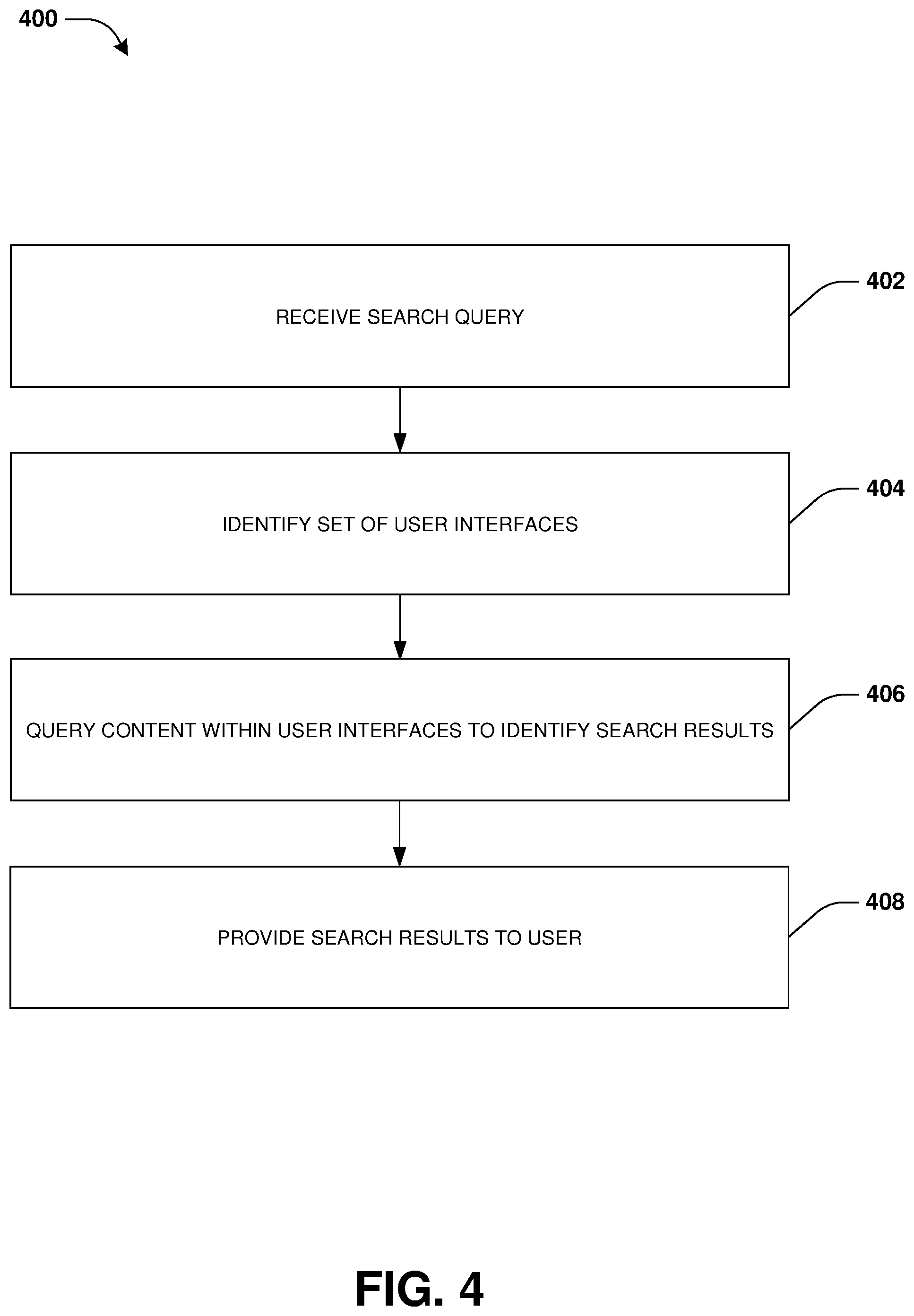 Patent US12332905 Figure 3 – Search across multiple user interfaces