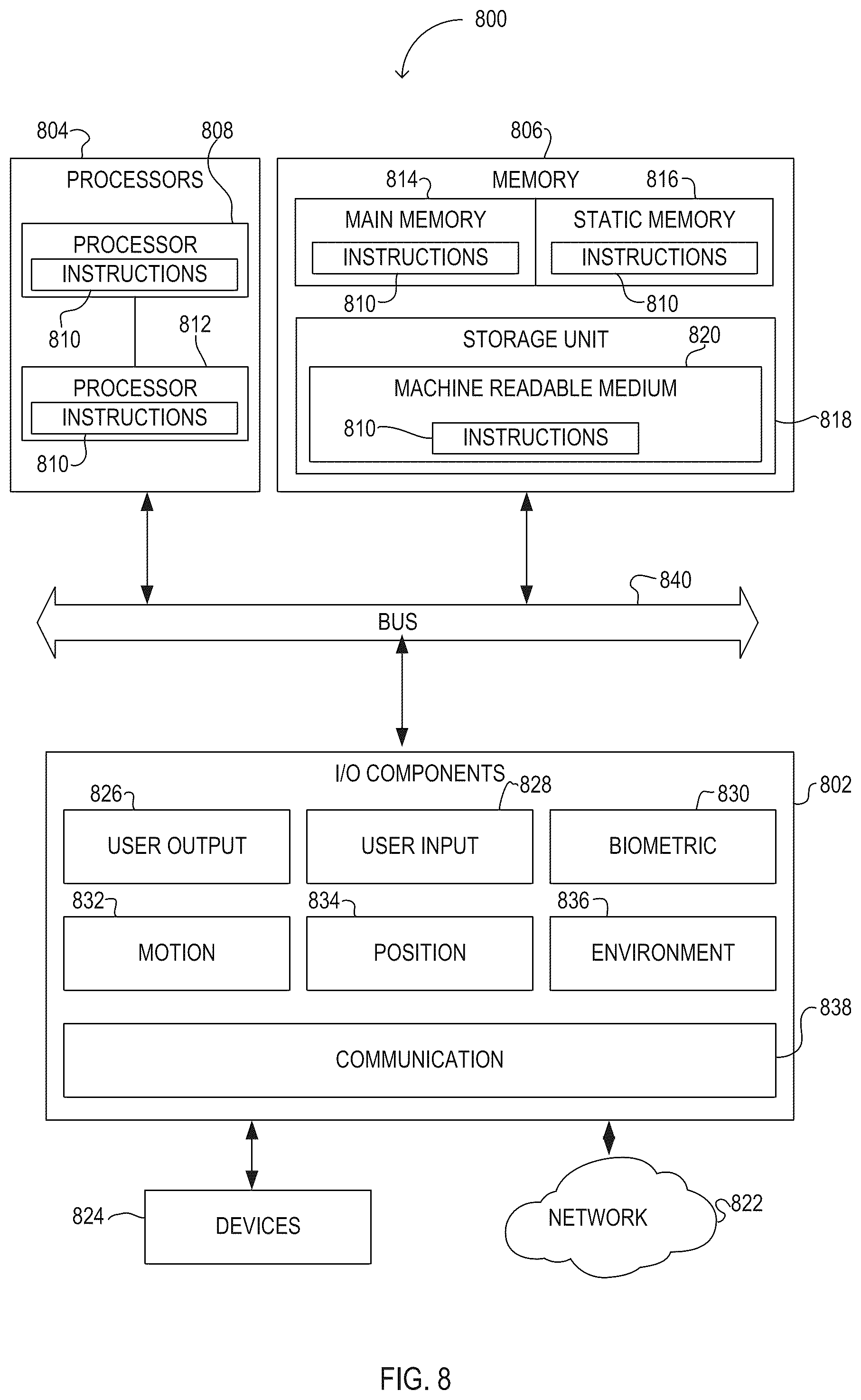 Patent US12332907 Figure 8 – Technique for constructing and maintaining an application-to-friend index