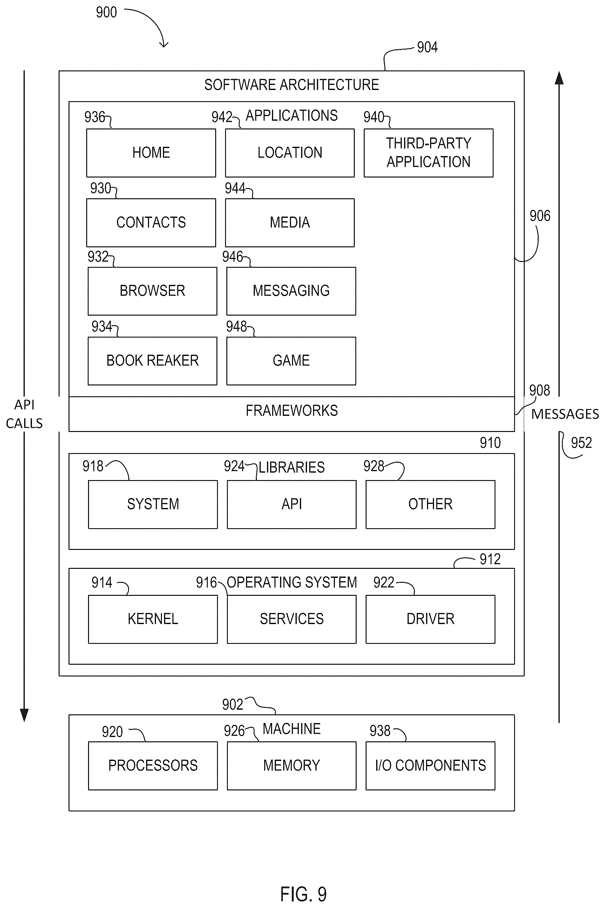 Patent US12332907 Figure 9 – Technique for constructing and maintaining an application-to-friend index