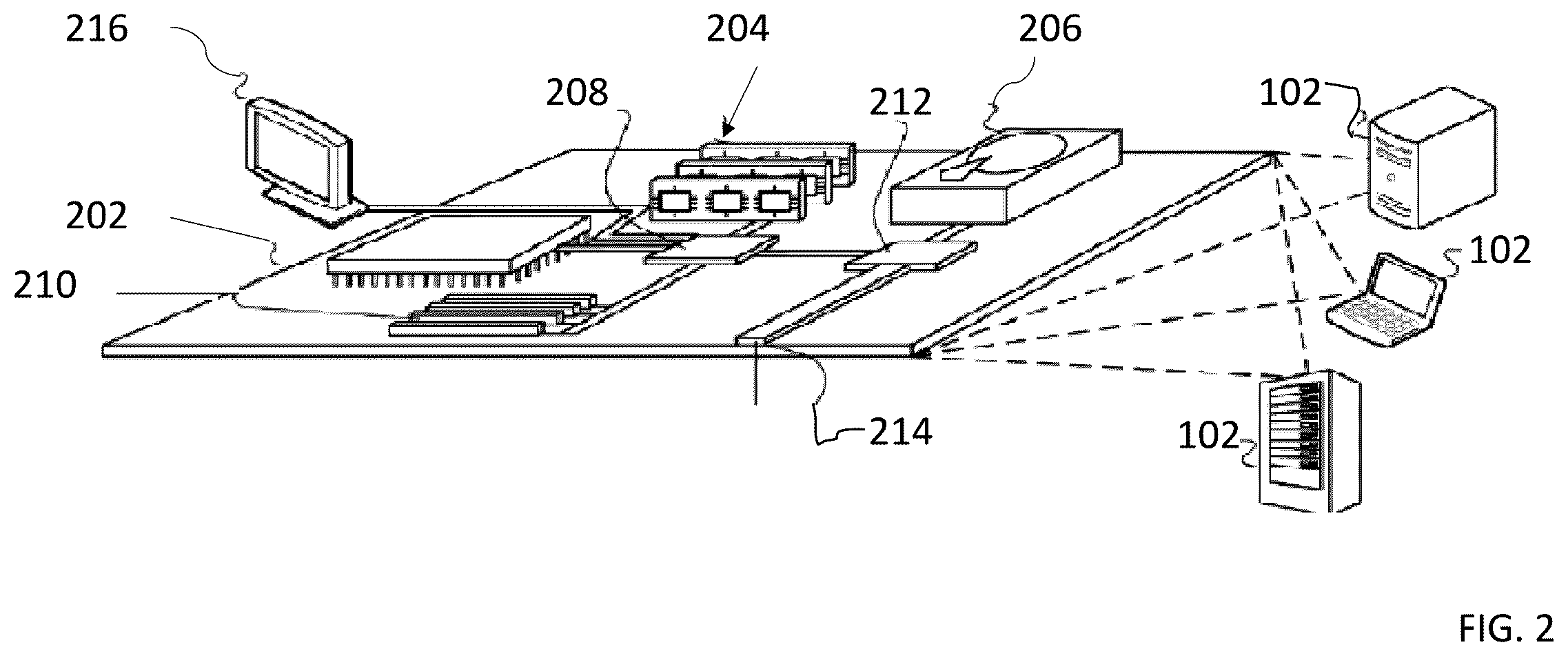 Patent US12332911 Figure 2 – Automatic intake and processing system and method