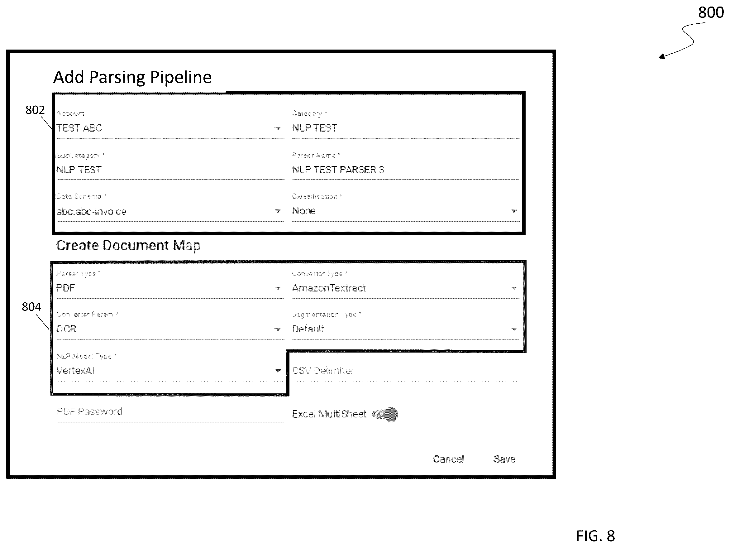 Patent US12332911 Figure 9 – Automatic intake and processing system and method