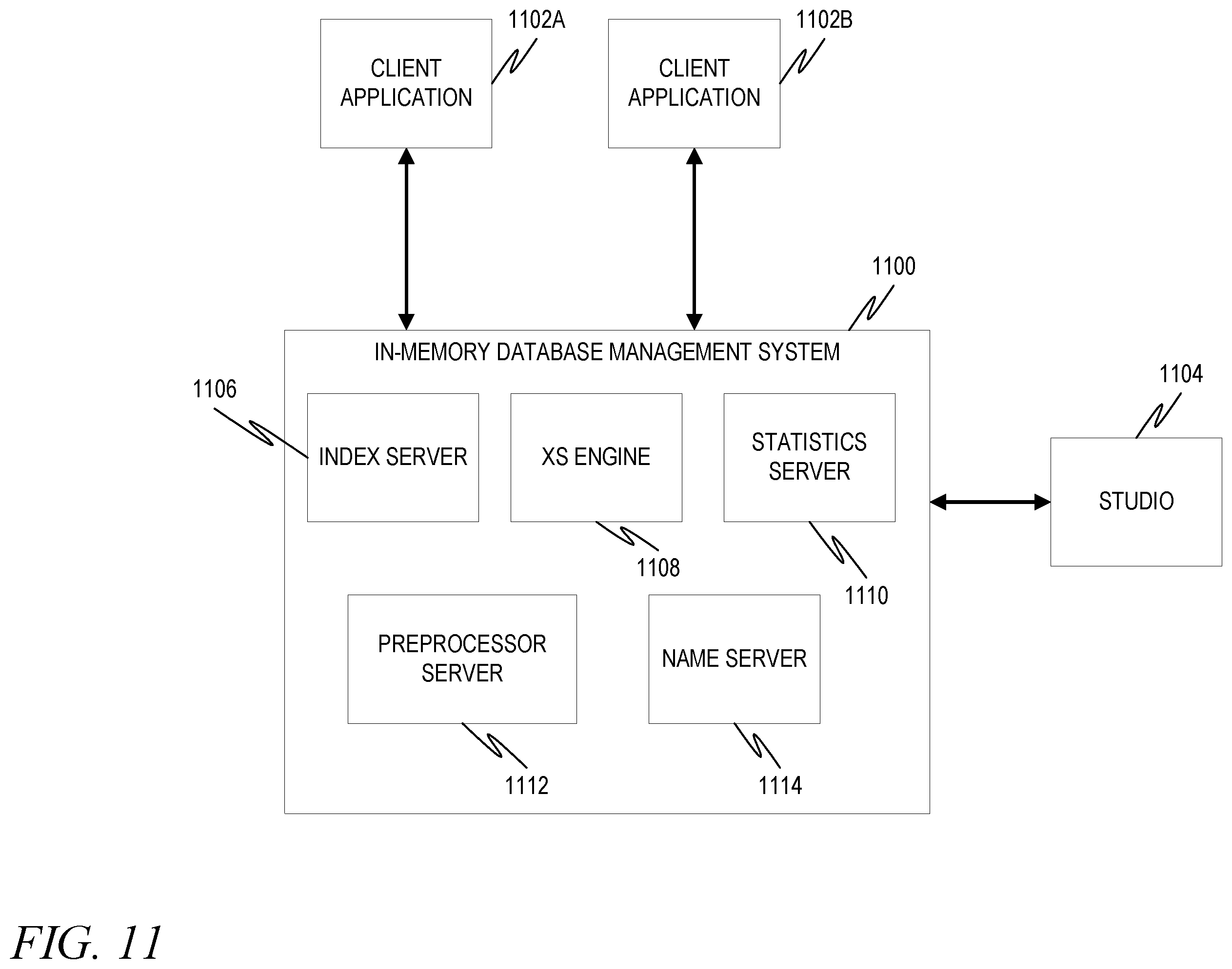 Patent US12332913 Figure 11 – Database replication with host replication at asynchronously replicated system