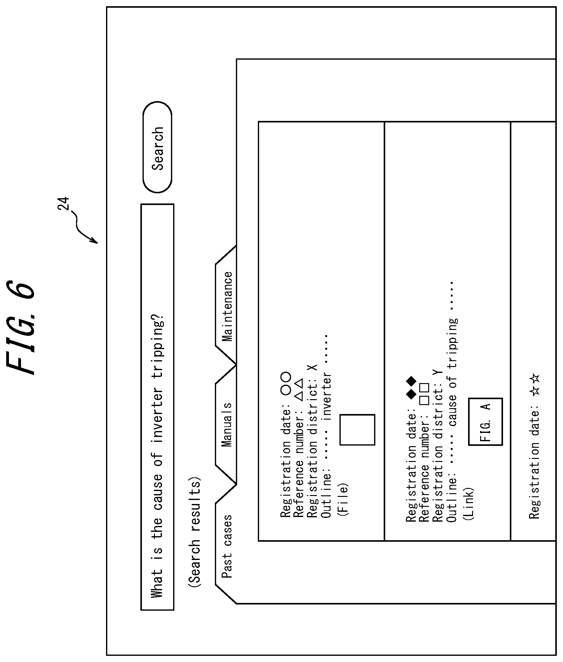 Patent US12332927 Figure 6 – Information search system