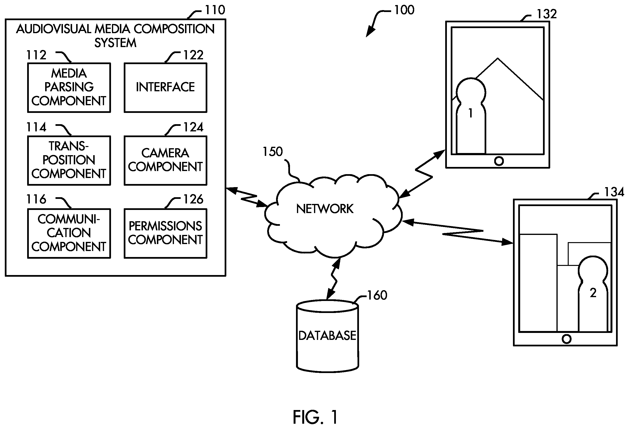 Patent US12332946 Figure 1 – Method for media creation, sharing, and communication and associated system