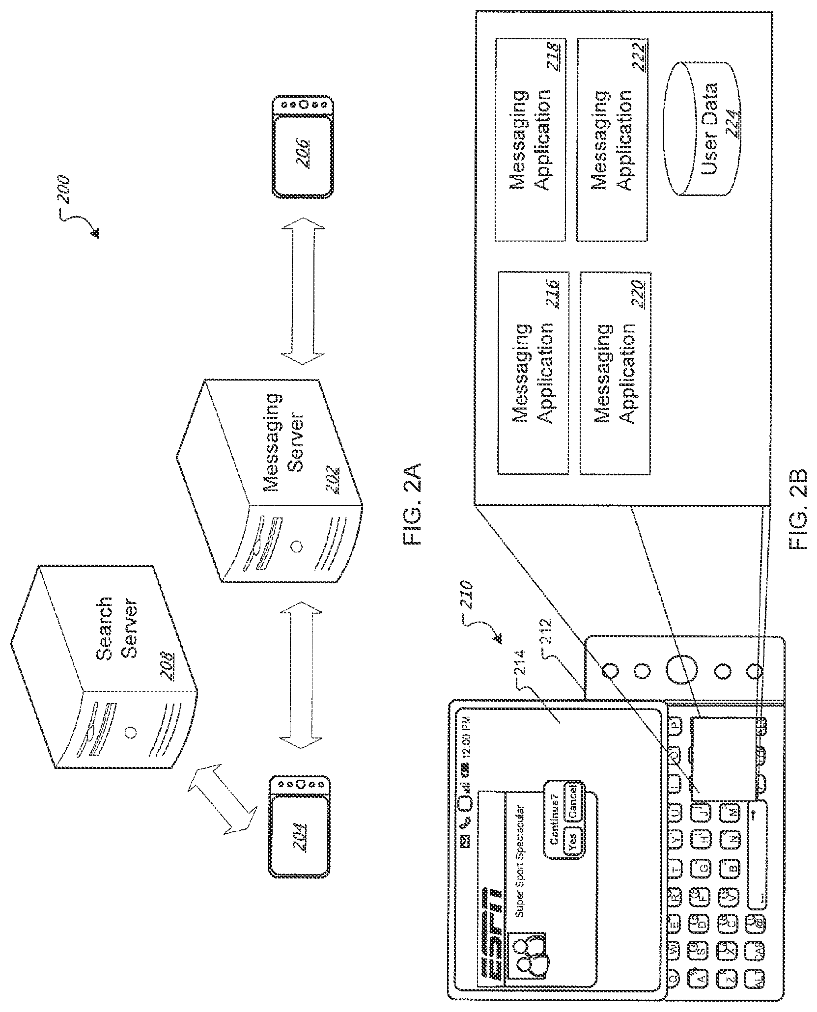 Patent US12332948 Figure 3 – In-conversation search