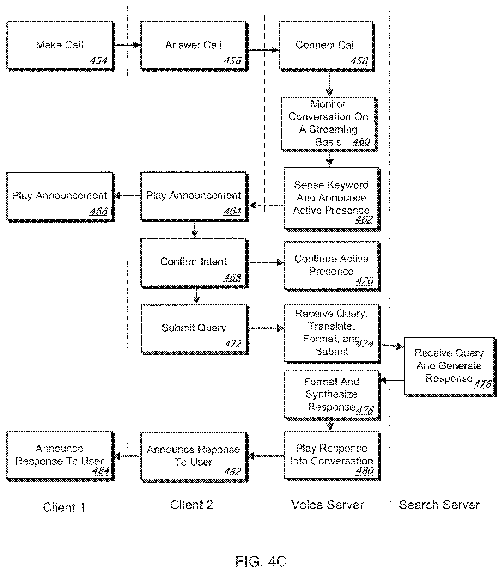 Patent US12332948 Figure 9 – In-conversation search