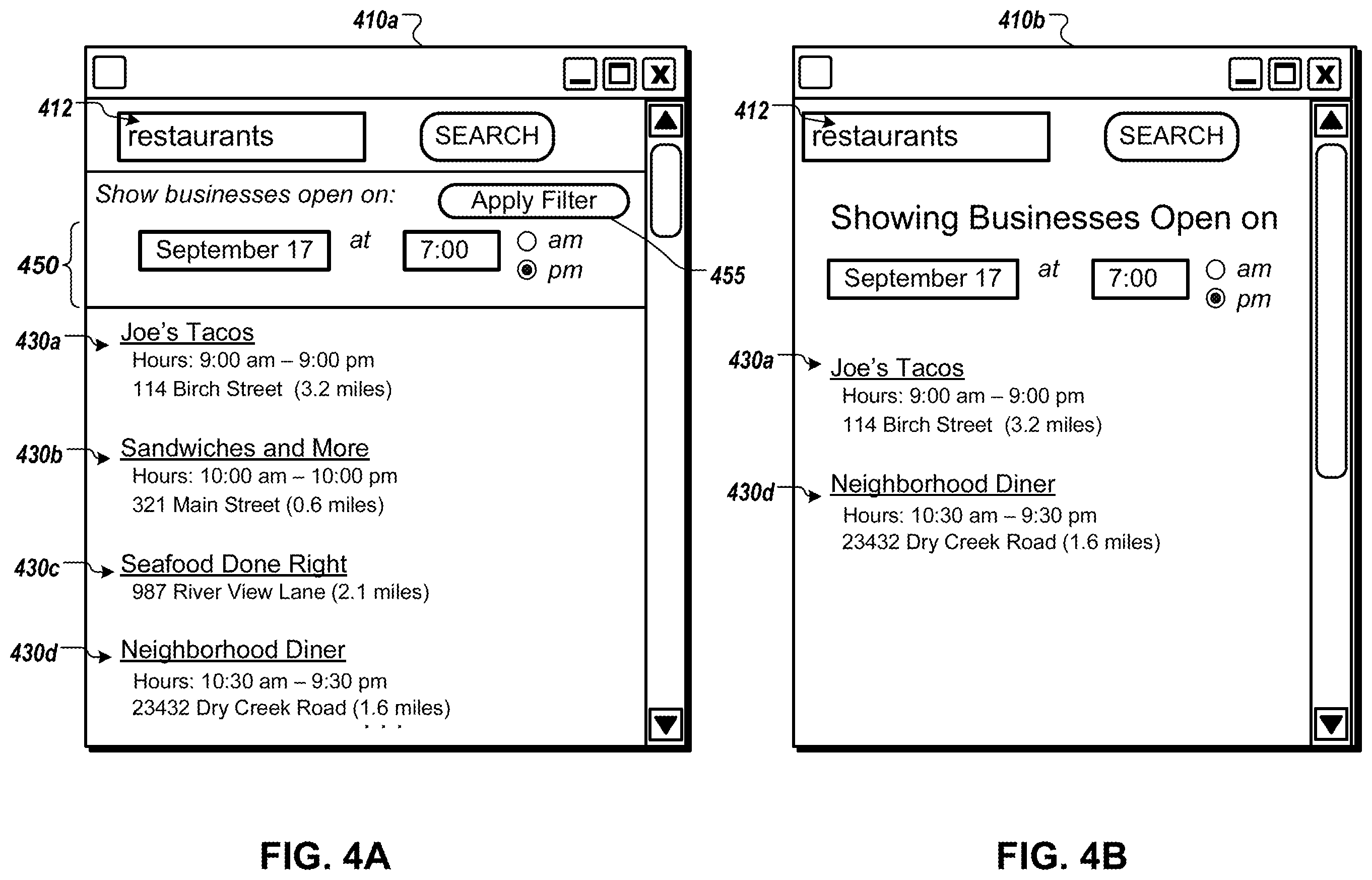 Patent US12332957 Figure 4 – Indicating location status
