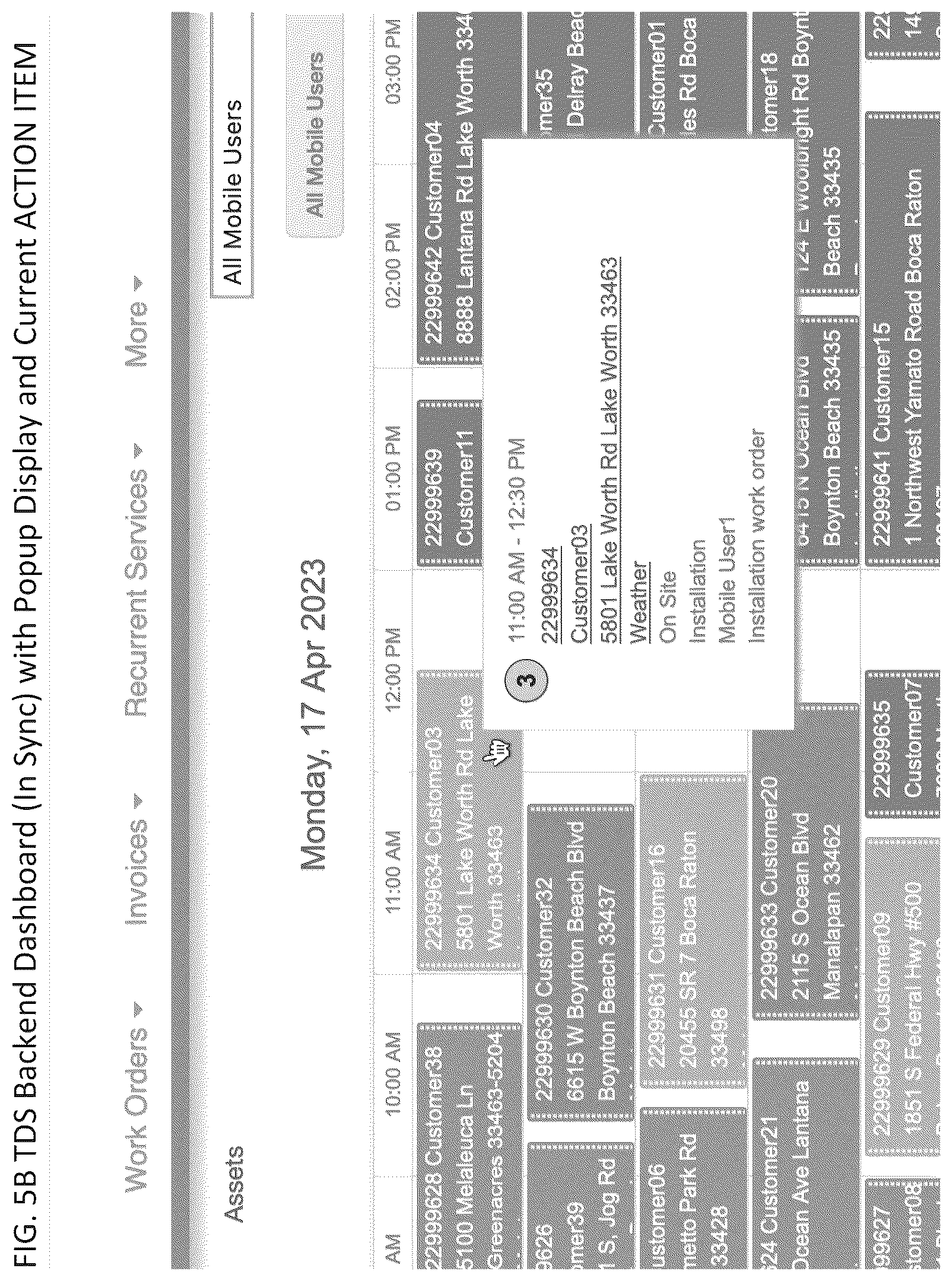 Patent US12332959 Figure 5 – Mobile workforce workflow automation data structure