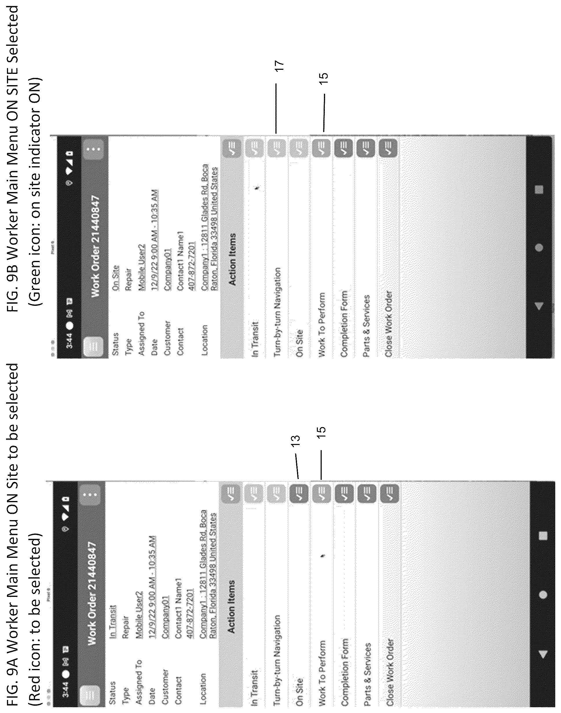 Patent US12332959 Figure 8 – Mobile workforce workflow automation data structure
