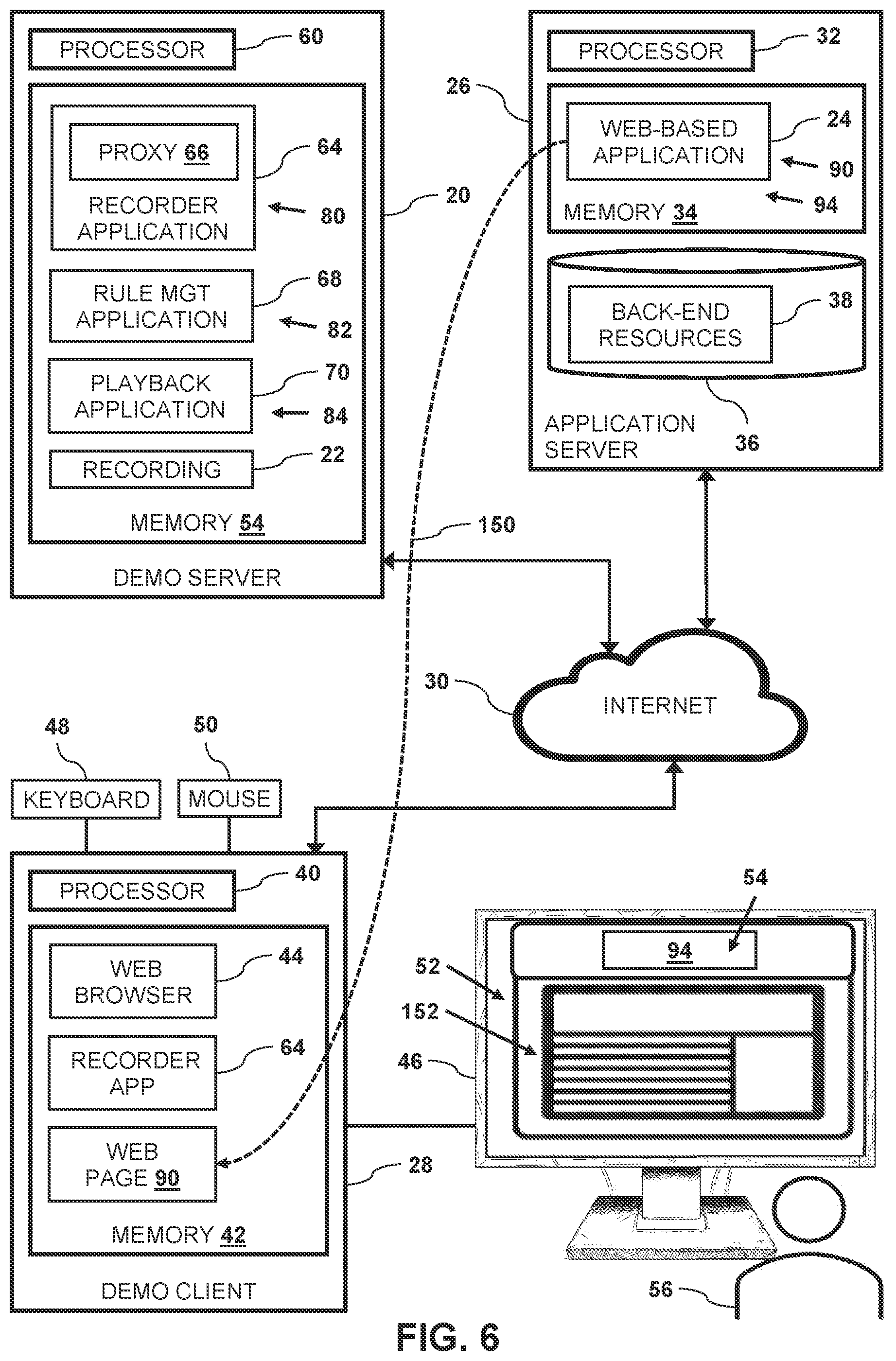 Patent US12332963 Figure 5 – Dynamic recorder for demonstrations of web-based software applications