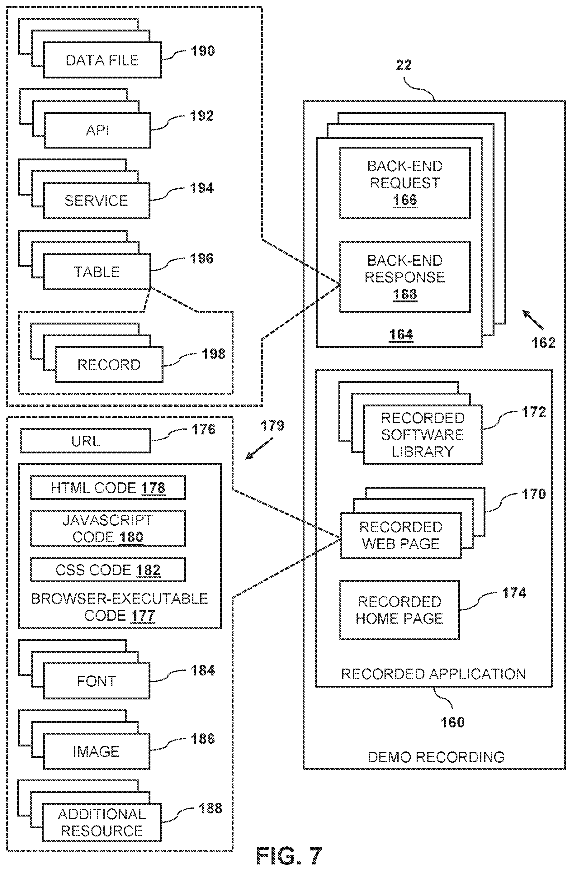 Patent US12332963 Figure 6 – Dynamic recorder for demonstrations of web-based software applications