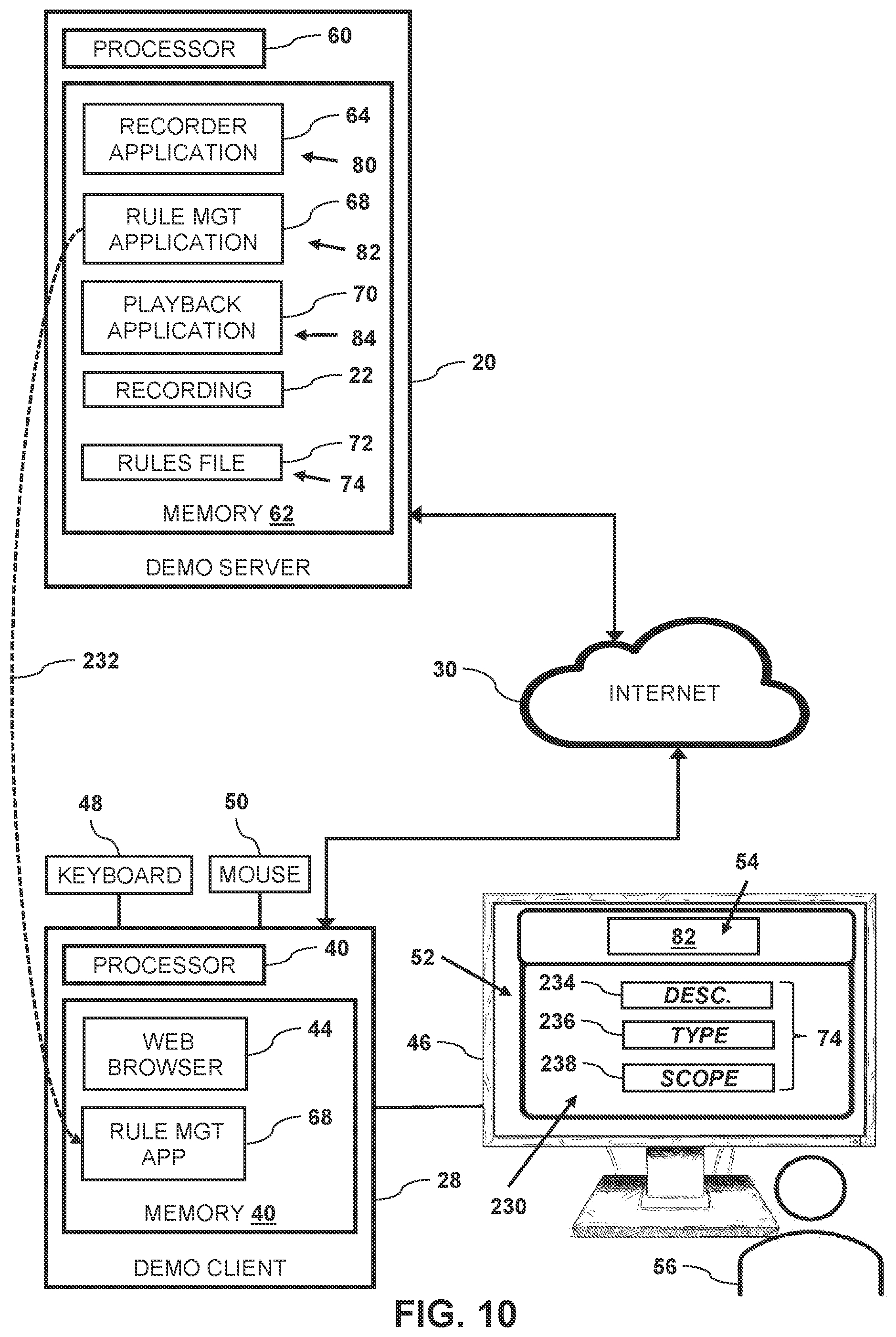 Patent US12332963 Figure 9 – Dynamic recorder for demonstrations of web-based software applications