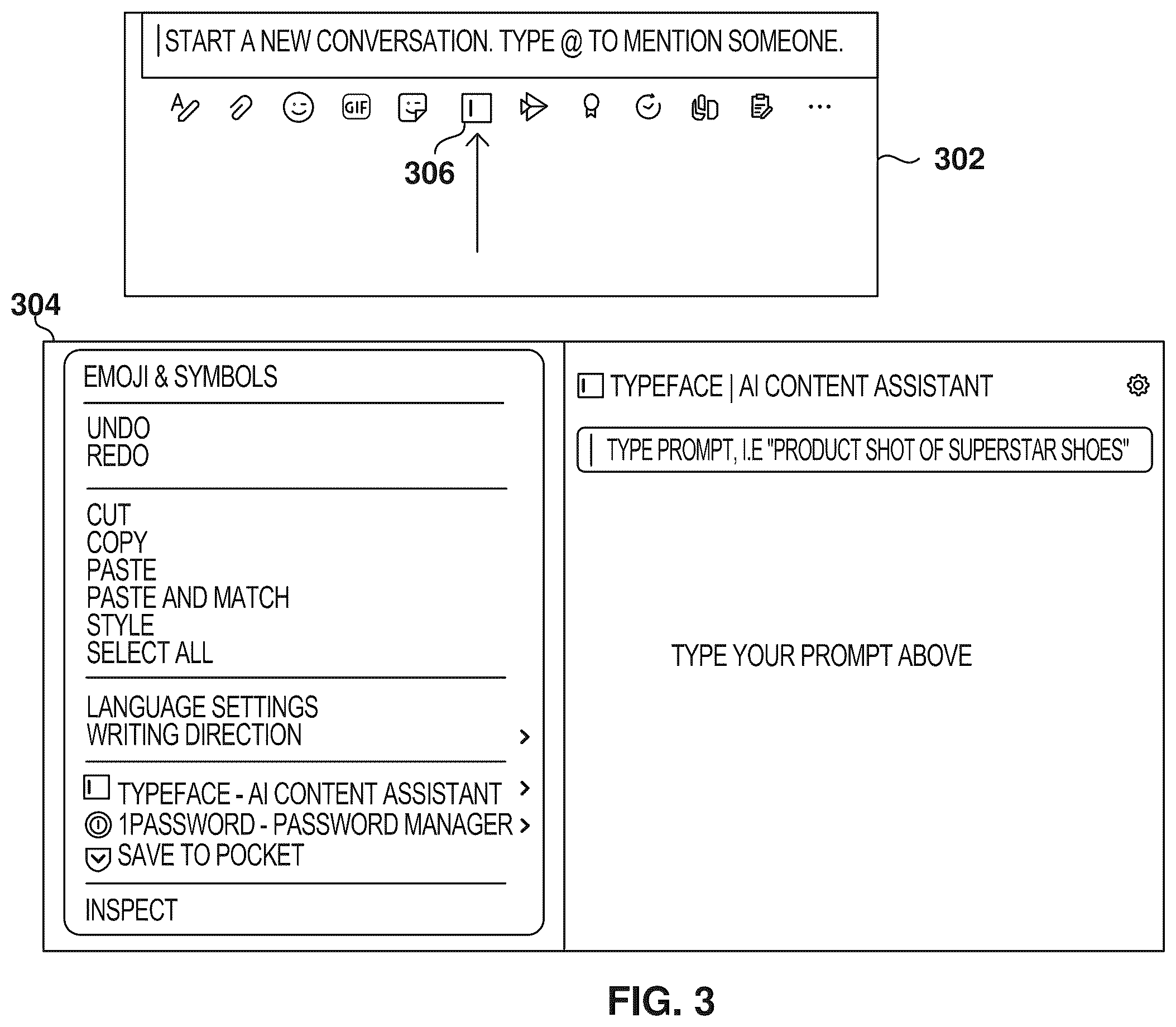 Patent US12332965 Figure 3 – Website personalization and interactive assistant