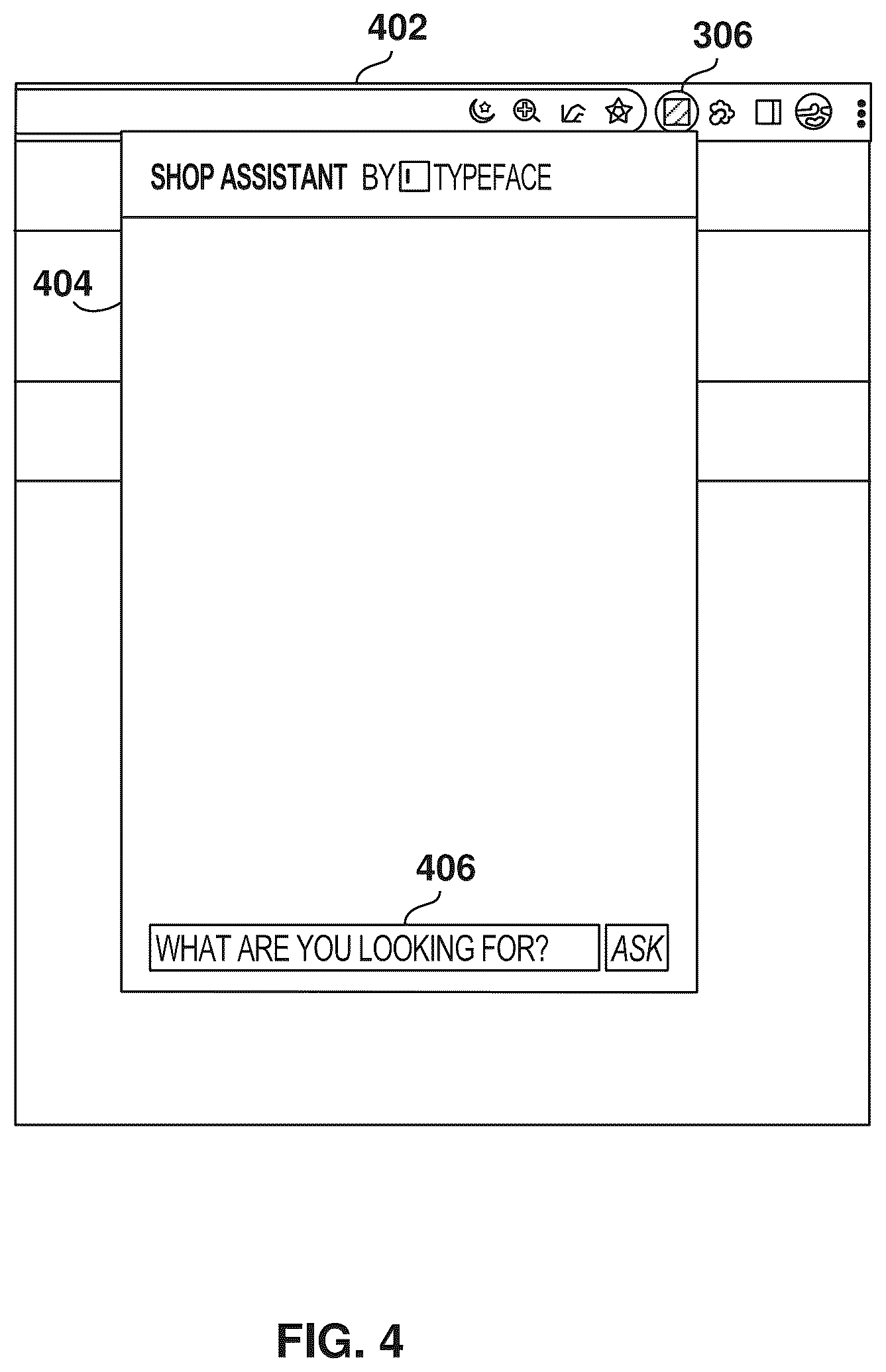 Patent US12332965 Figure 4 – Website personalization and interactive assistant