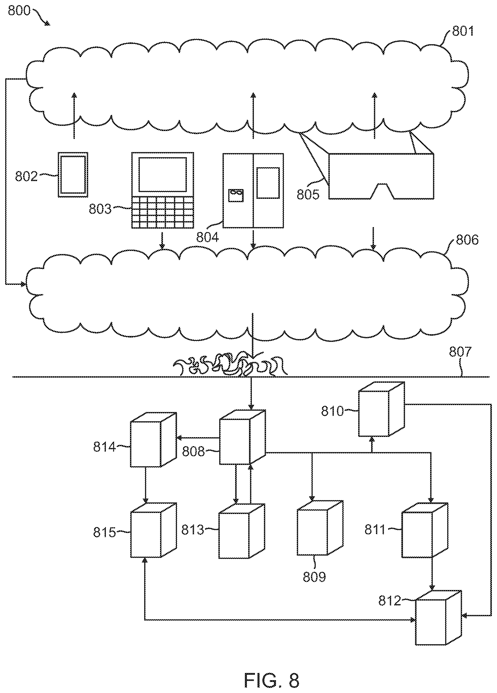 Patent US12332976 Figure 8 – Blockchain encoding system