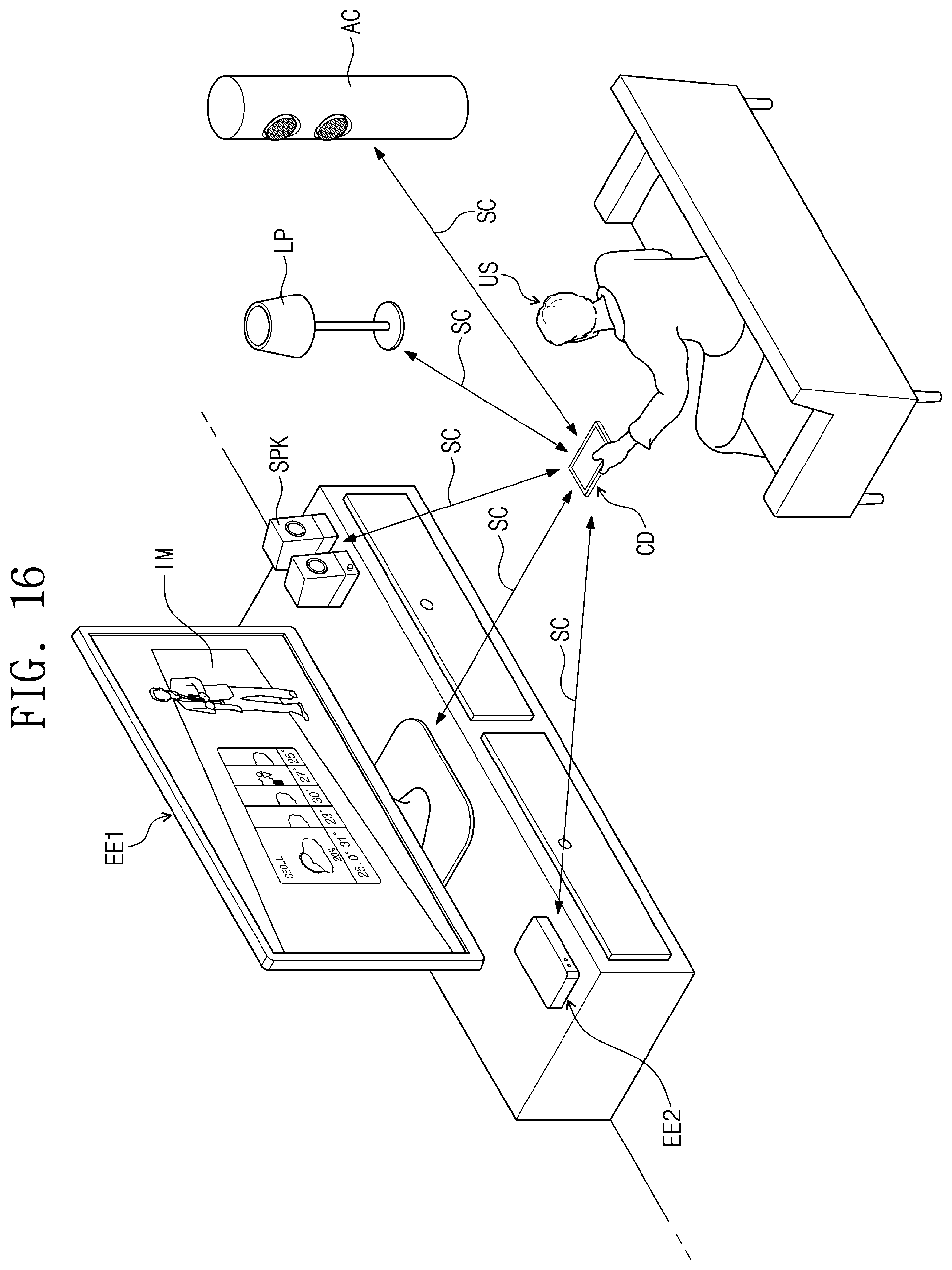 Patent US12332982 Figure 16 – Controller for content search and display across multiple external devices