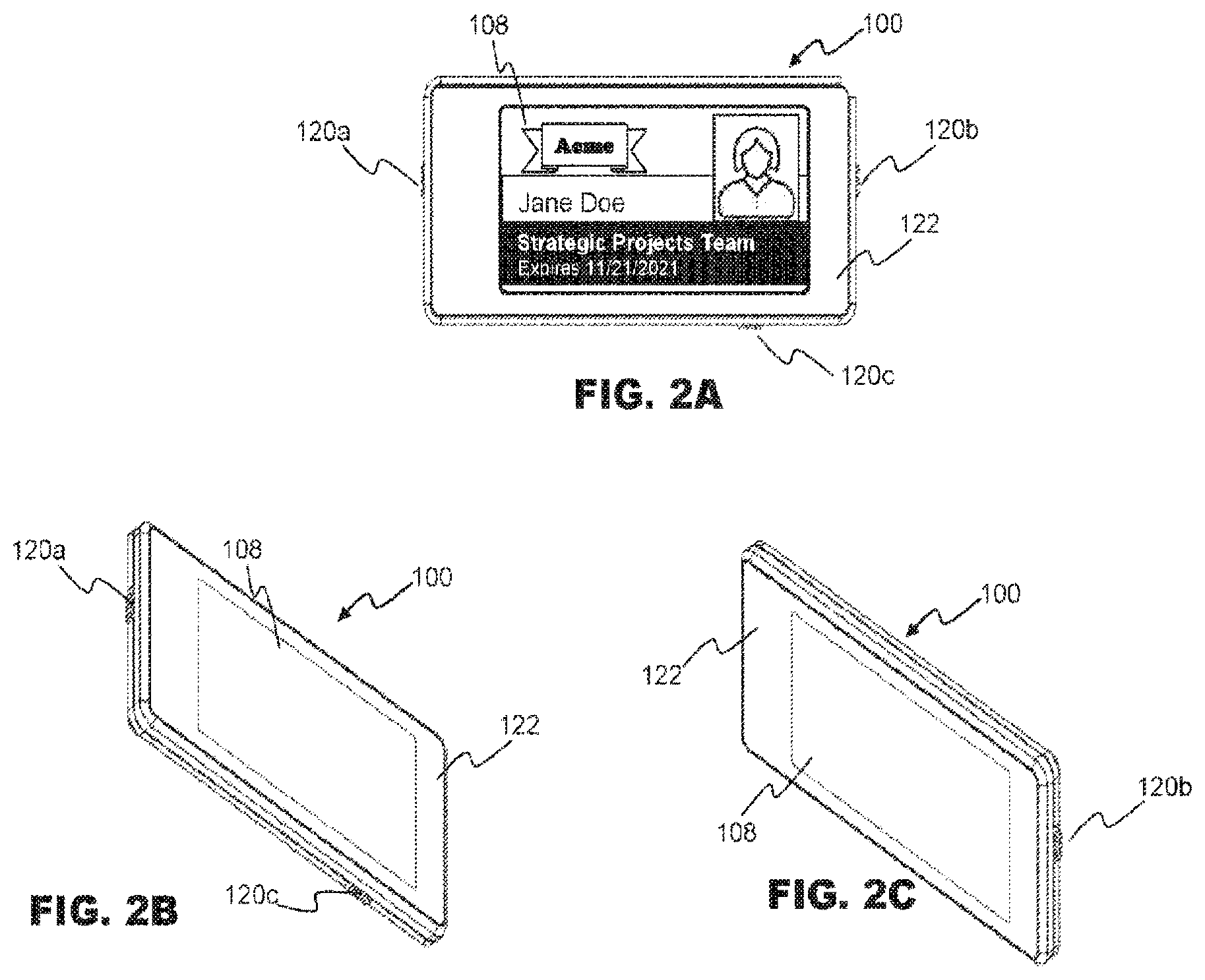 Patent US12332987 Figure 2 – Secure access token device with biometric authentication and related methods
