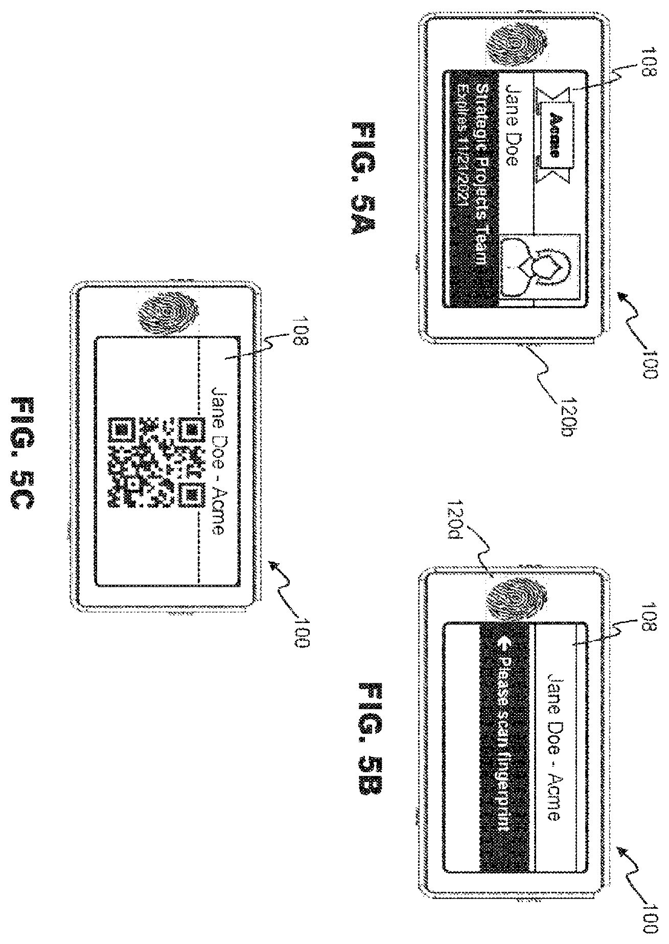 Patent US12332987 Figure 5 – Secure access token device with biometric authentication and related methods