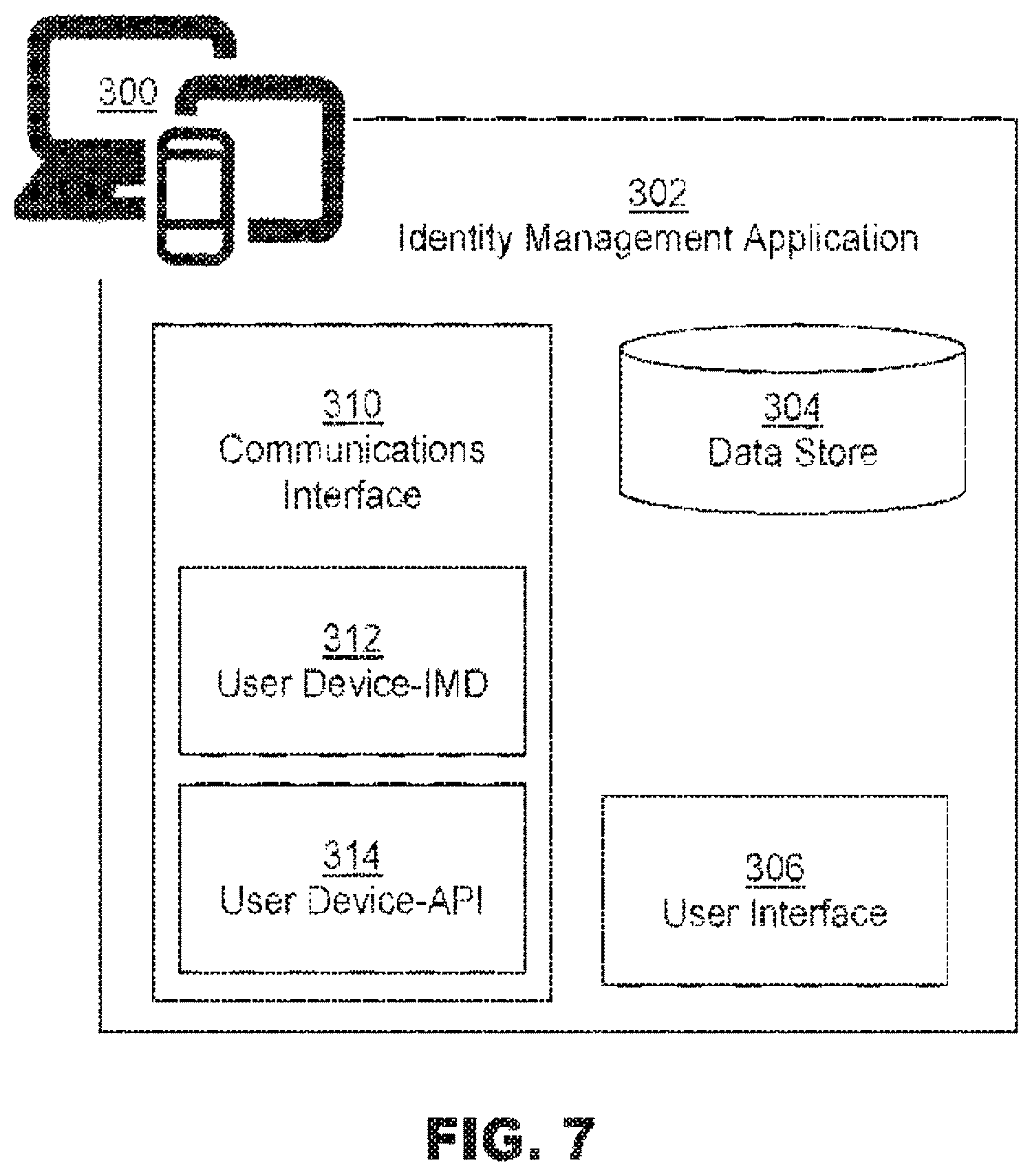 Patent US12332987 Figure 7 – Secure access token device with biometric authentication and related methods