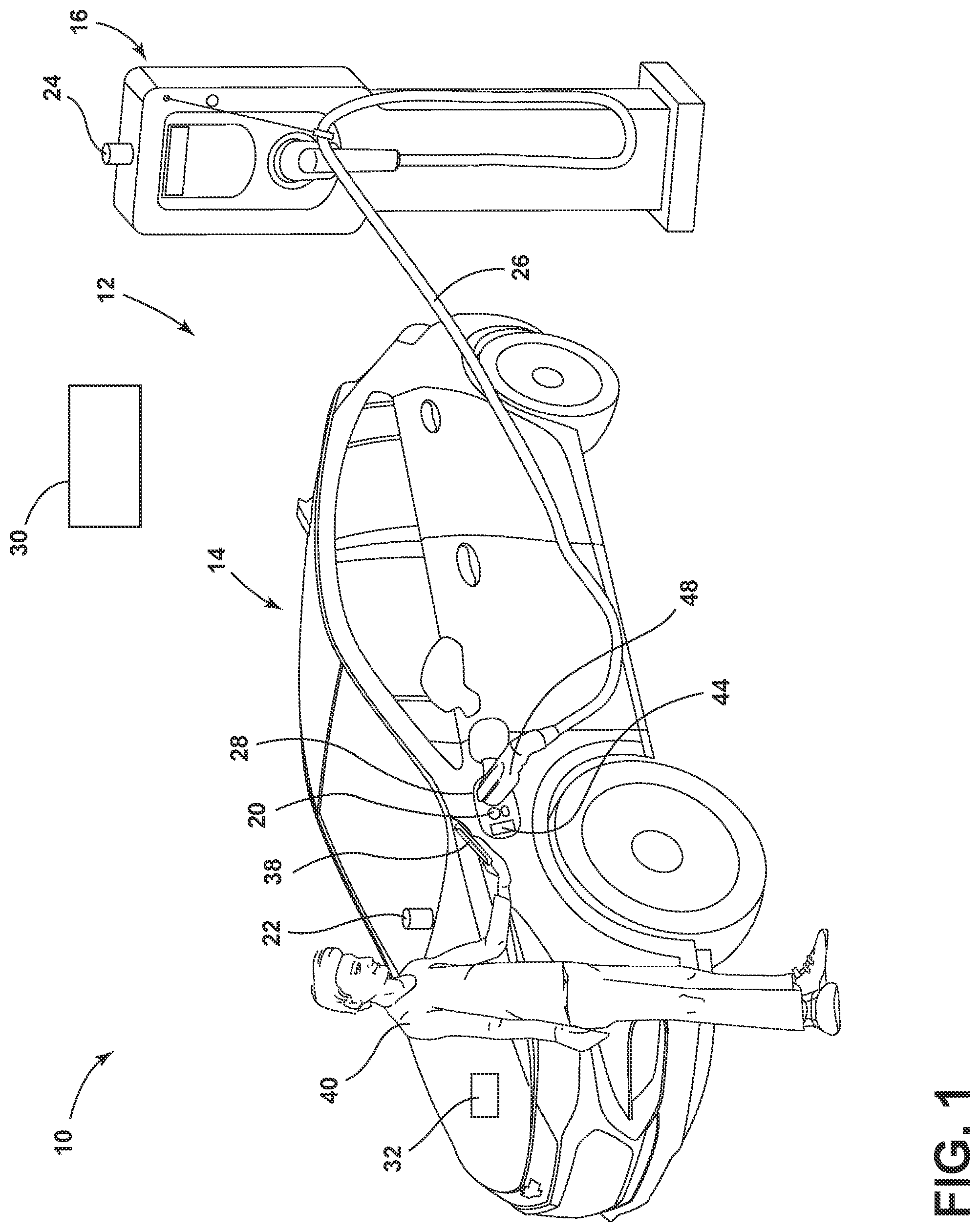 Patent US12332992 — Controlling electric vehicle charging security system — Figure 1