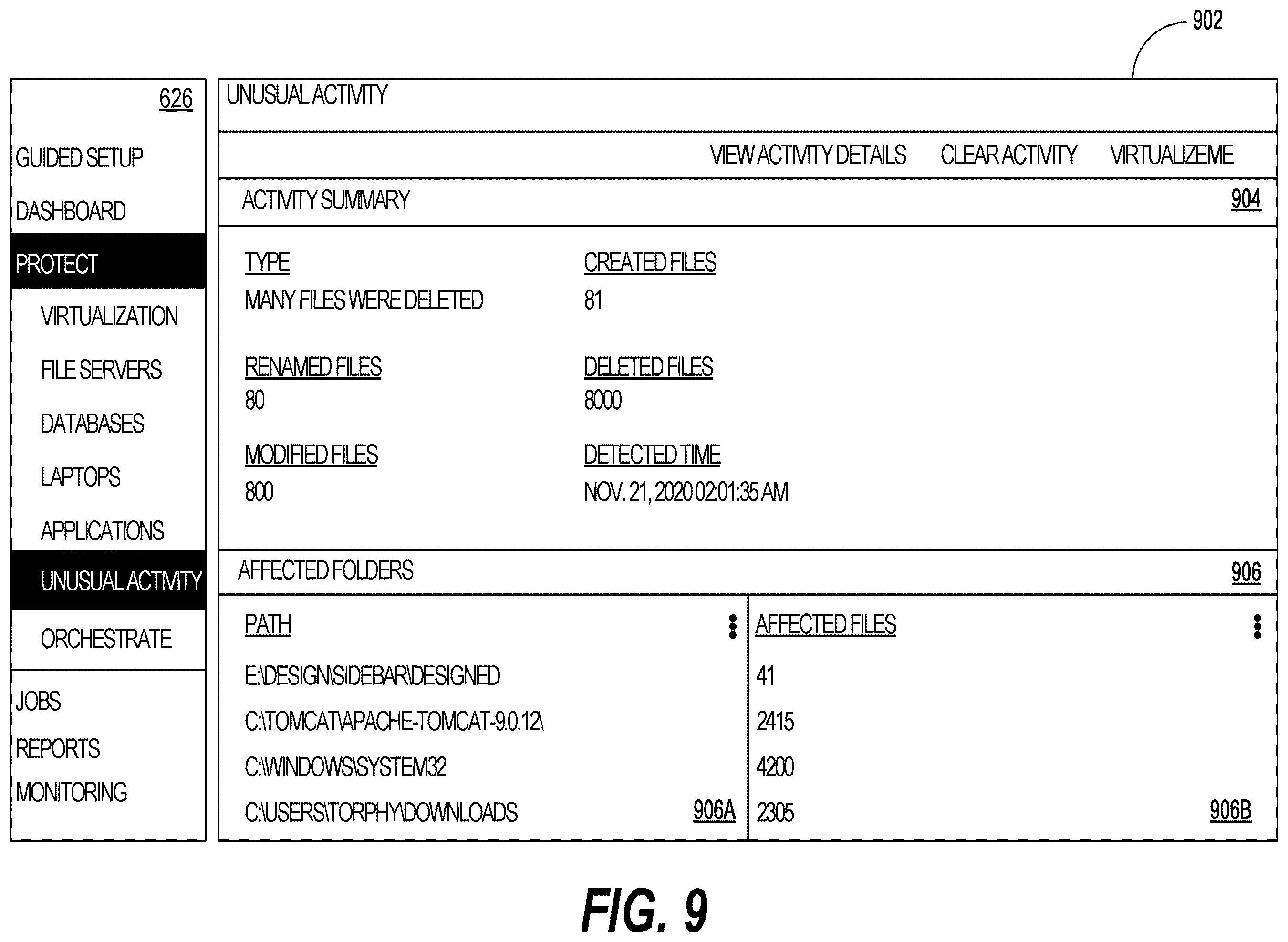 Patent US12333007 Figure 17 – Detecting ransomware in monitored data