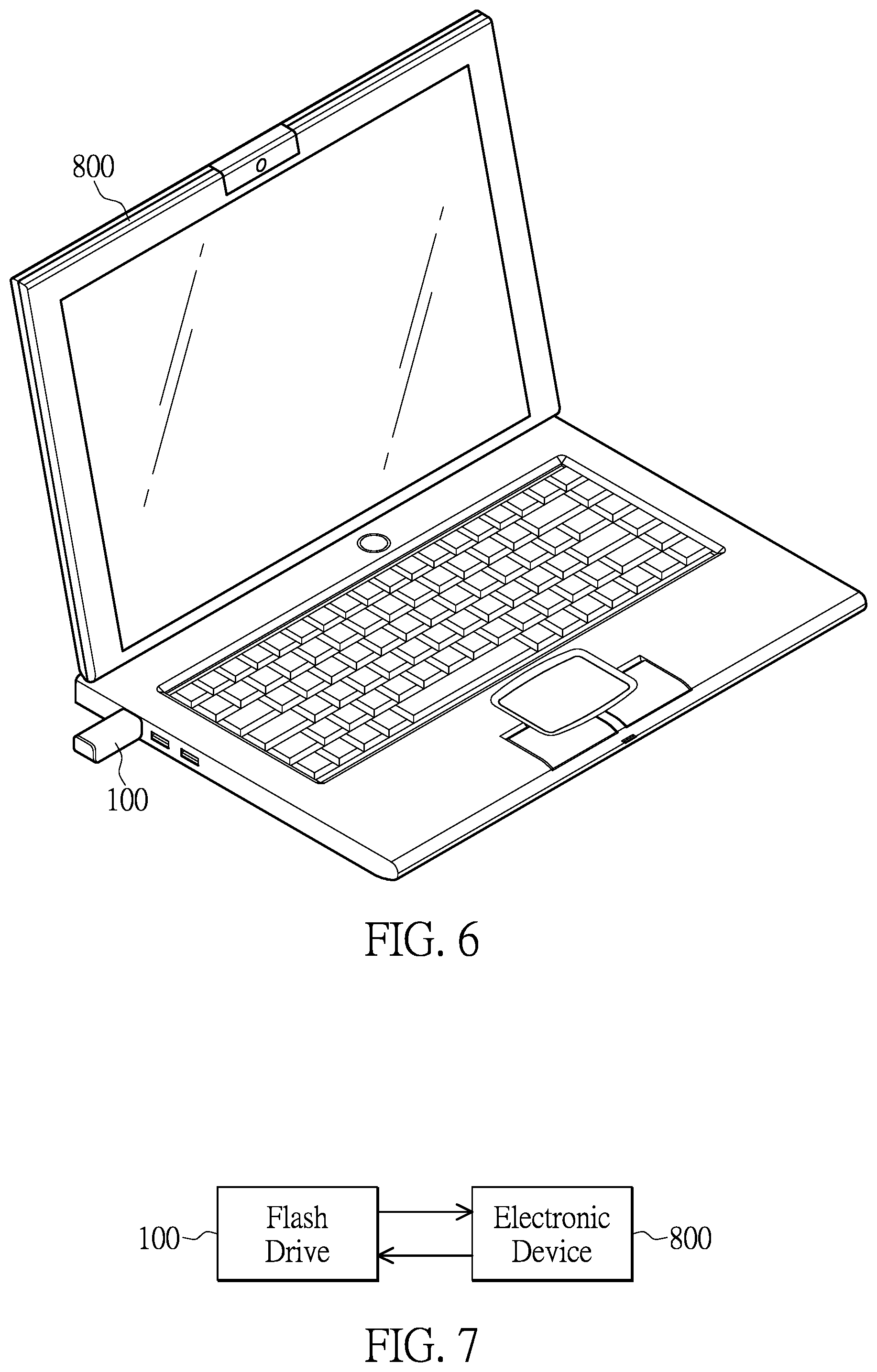 Patent US12333031 Figure 5 – Flash drive locked in wireless communication manner