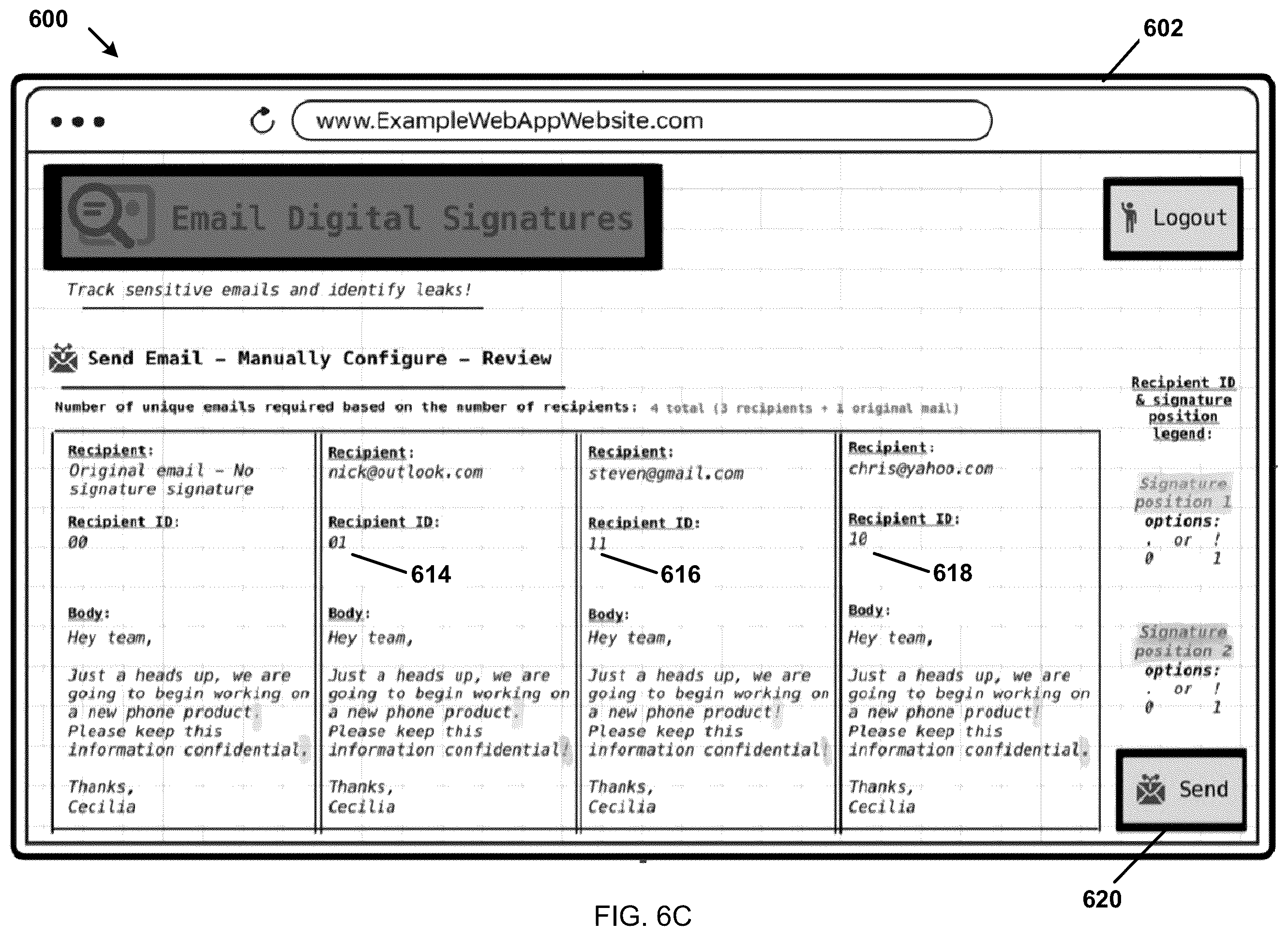 Patent US12333033 Figure 8 – System and method for digital signature for electronic text document security