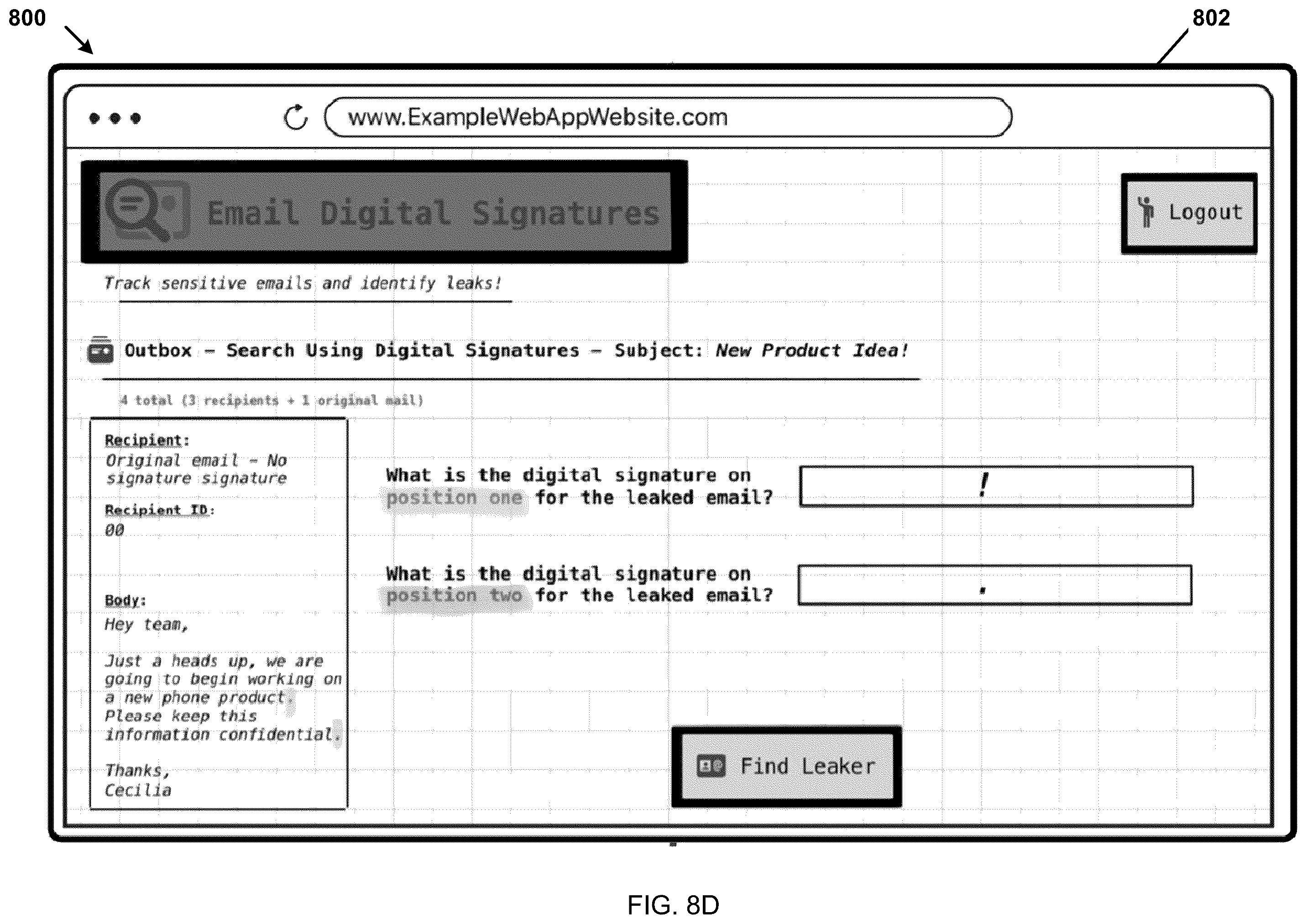 Patent US12333033 Figure 14 – System and method for digital signature for electronic text document security