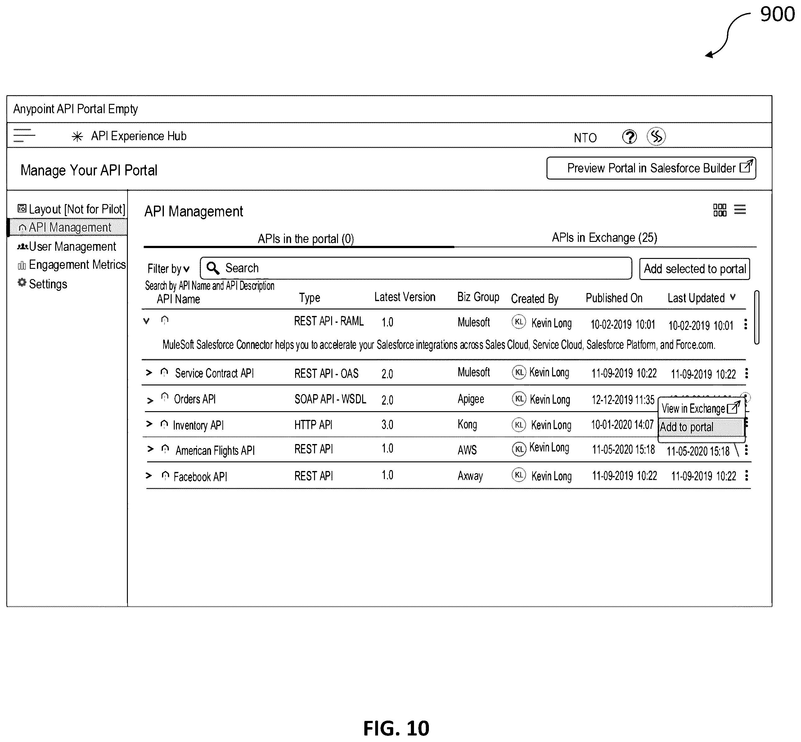 Patent US12333036 Figure 10 – API consumption