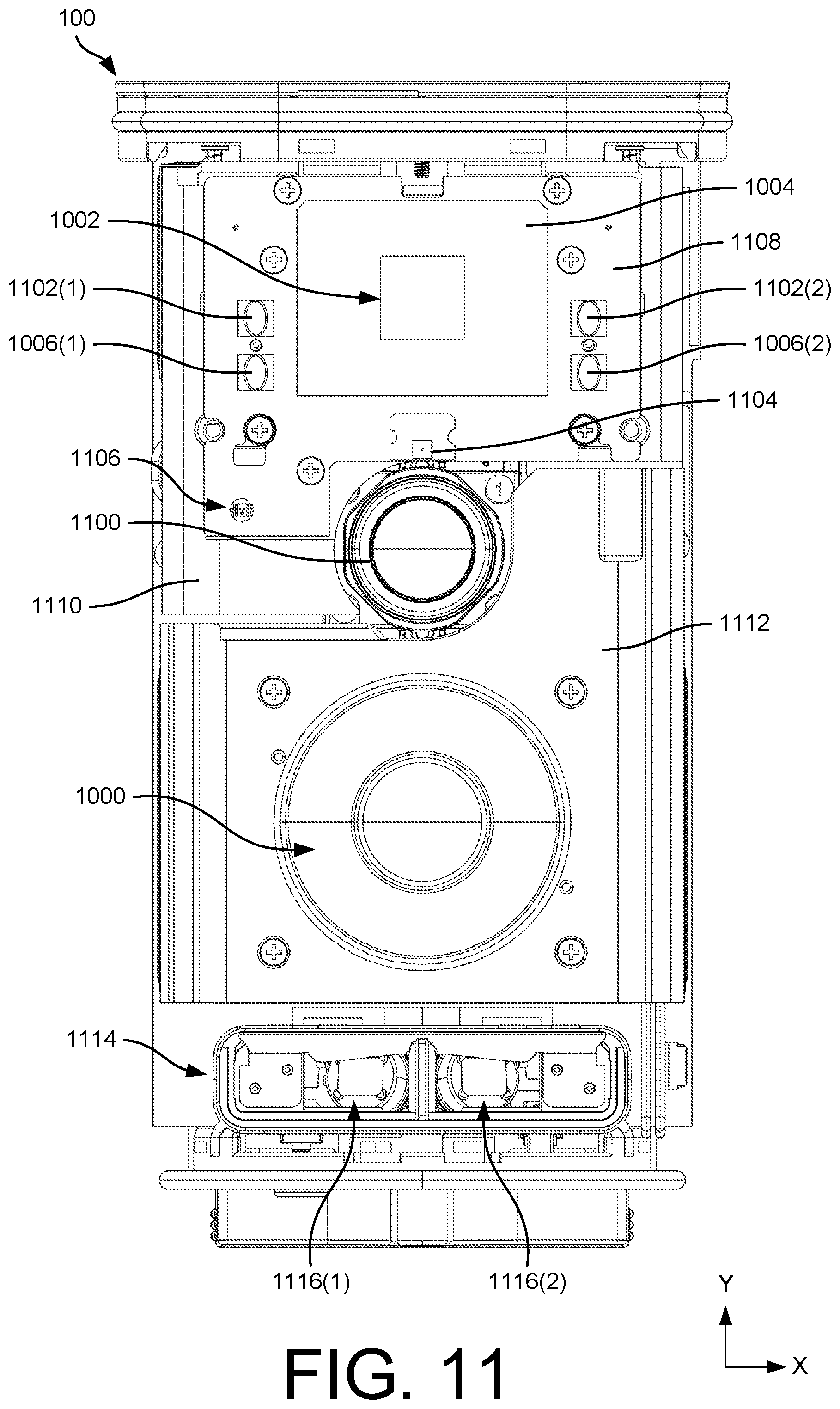 Patent US12333059 Figure 13 – Device with rotatable privacy cover