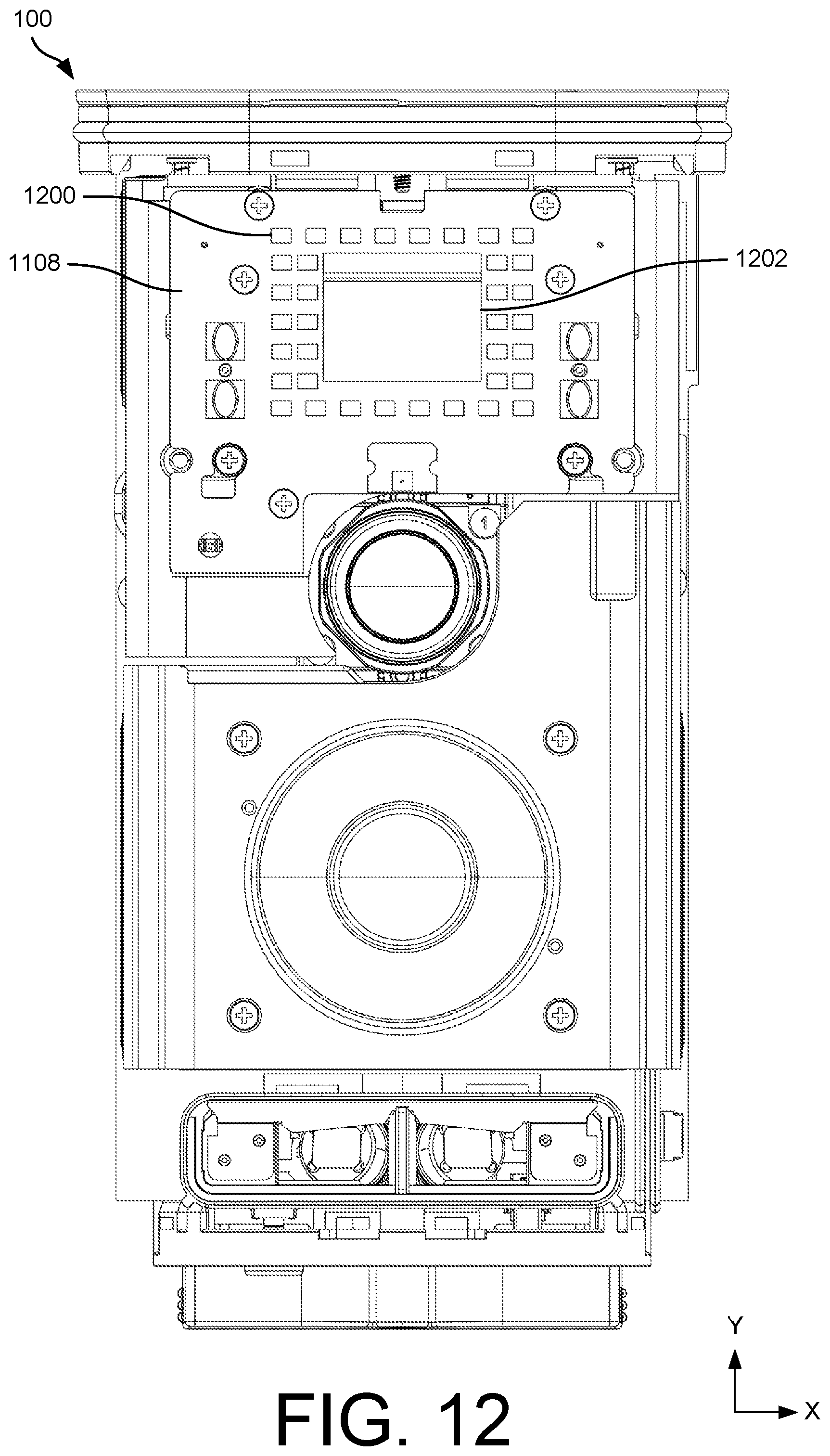 Patent US12333059 Figure 14 – Device with rotatable privacy cover