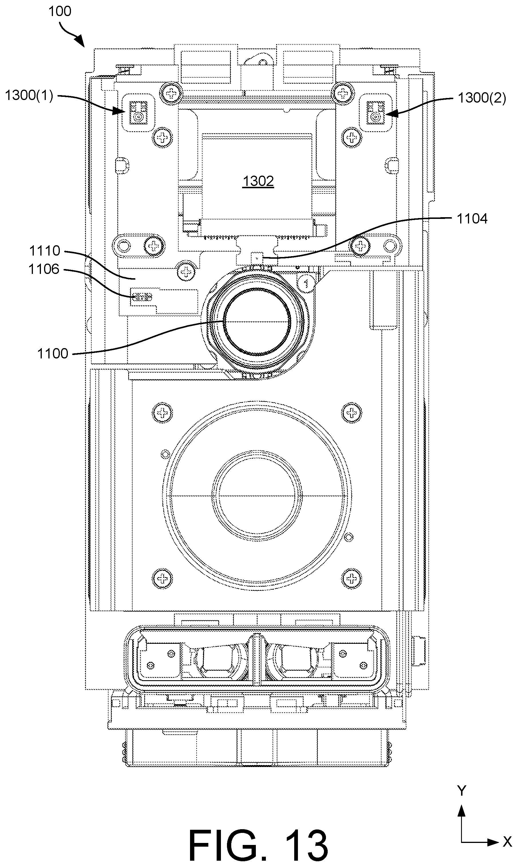 Patent US12333059 Figure 15 – Device with rotatable privacy cover