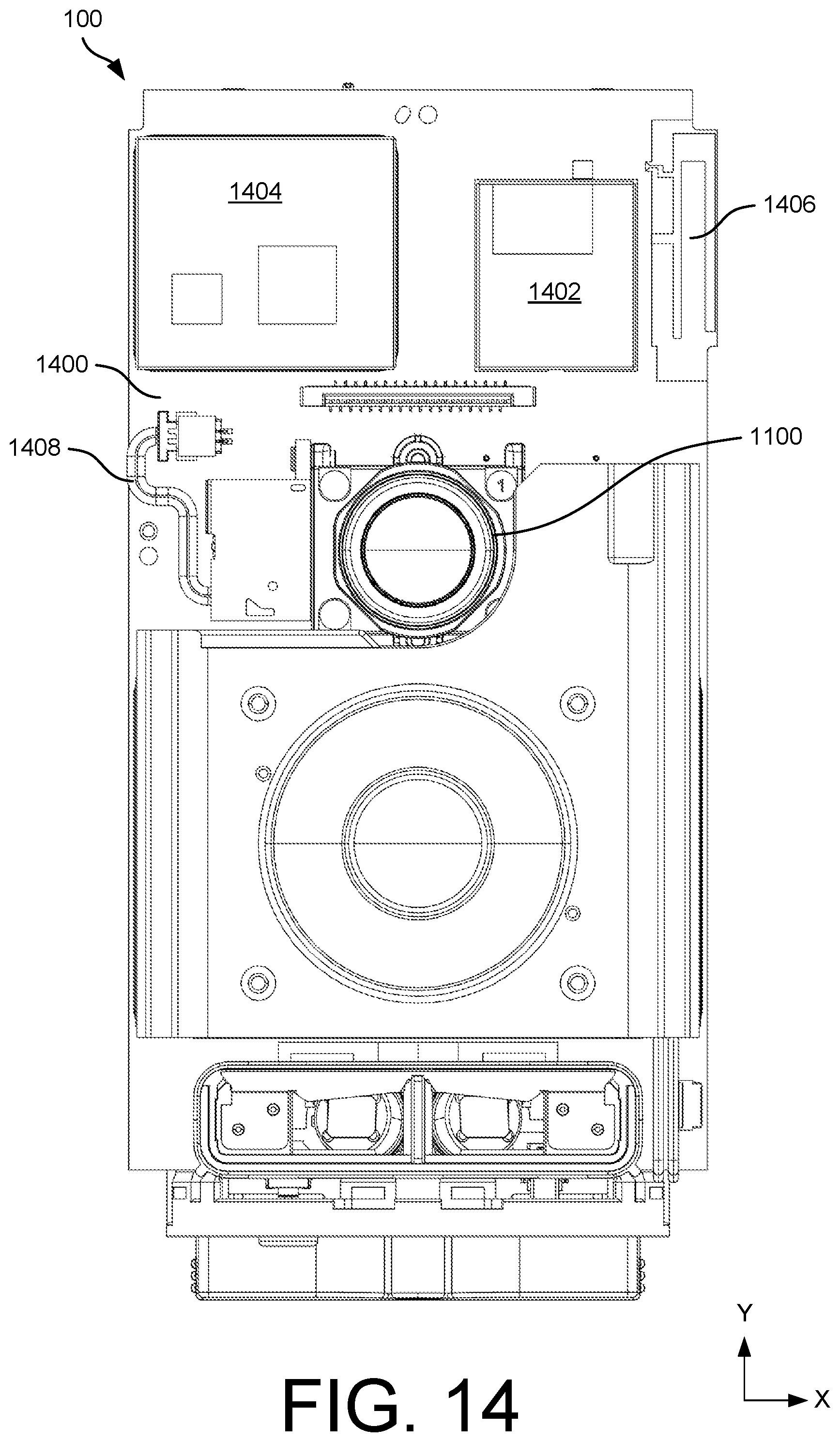 Patent US12333059 Figure 16 – Device with rotatable privacy cover