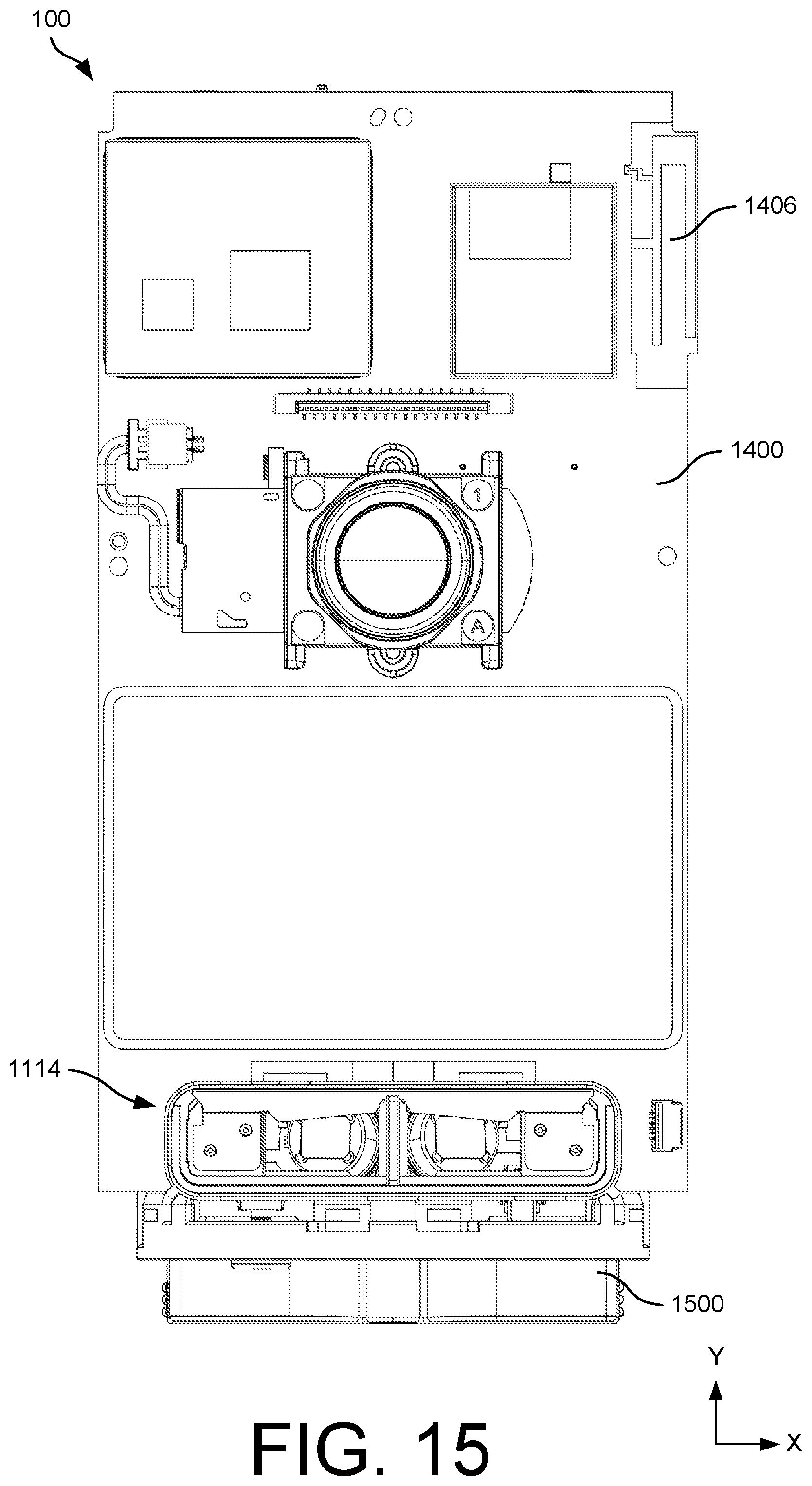 Patent US12333059 Figure 17 – Device with rotatable privacy cover