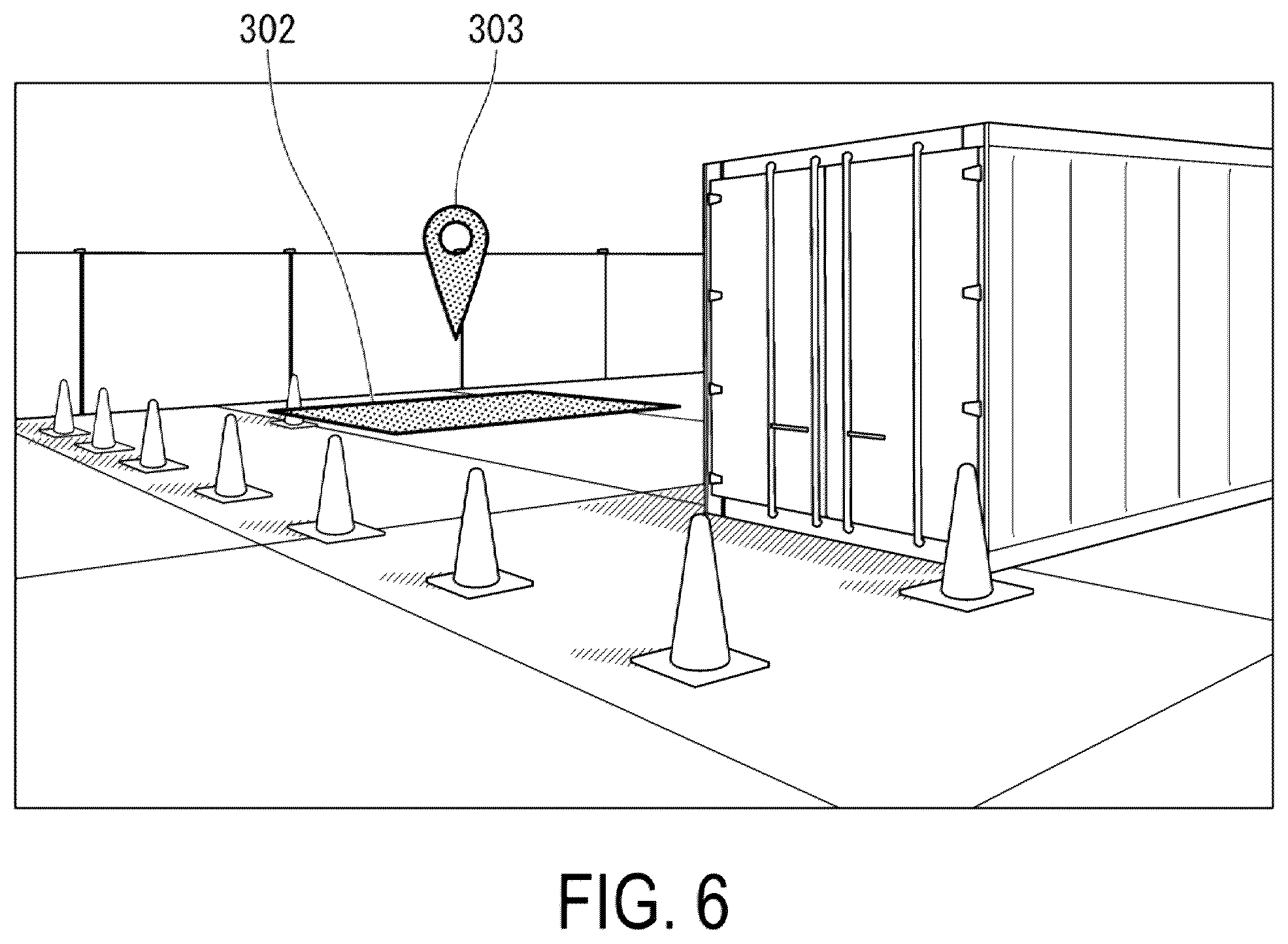 Patent US12333064 Figure 7 – Display device, cargo unloading support system, industrial vehicle, control method, and program