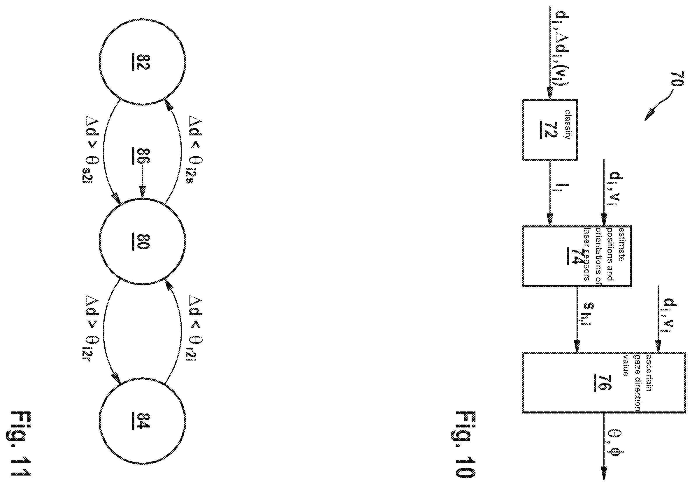 Patent US12333071 Figure 4 – Method and device for determining a direction of gaze of an eye and data glasses