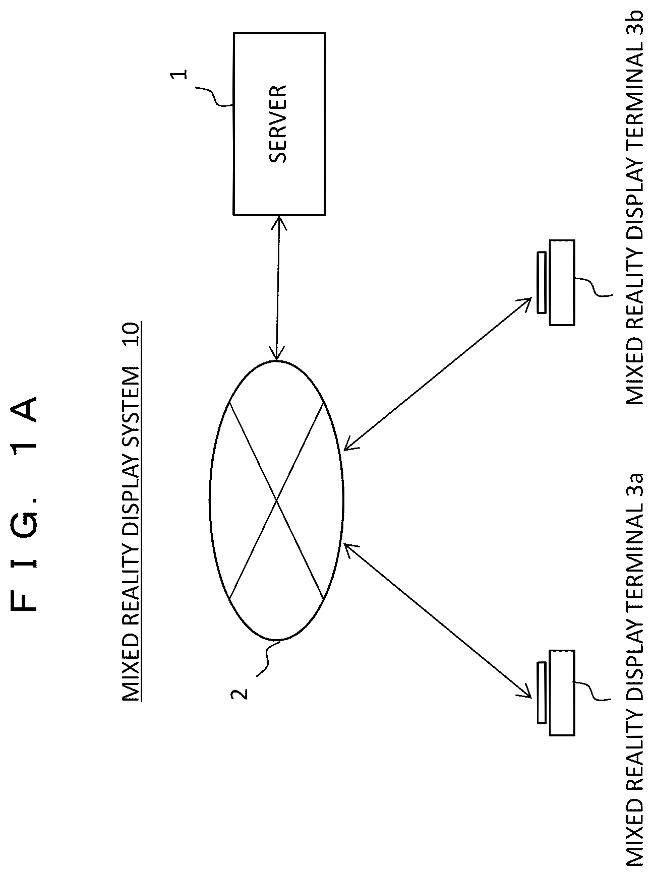 Patent US12333080 — Mixed reality display system and mixed reality display terminal — Figure 1