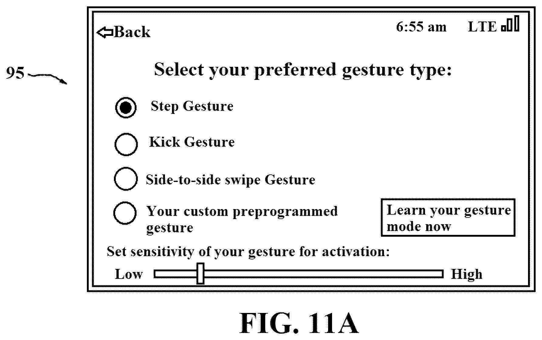 Patent US12333082 Figure 10 – Selectable gesture detection system and methods