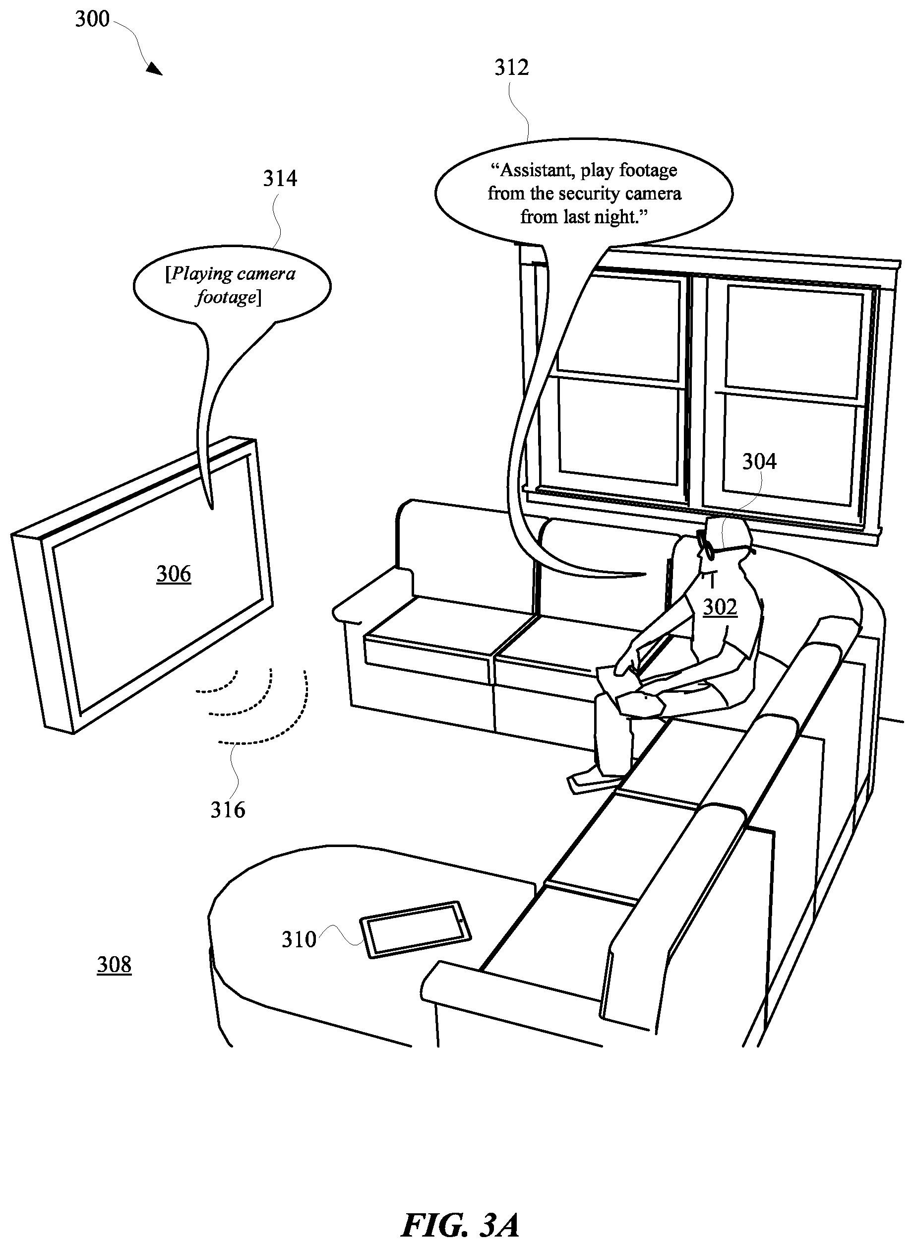 Patent US12333084 Figure 4 – Assistant device arbitration using wearable device data