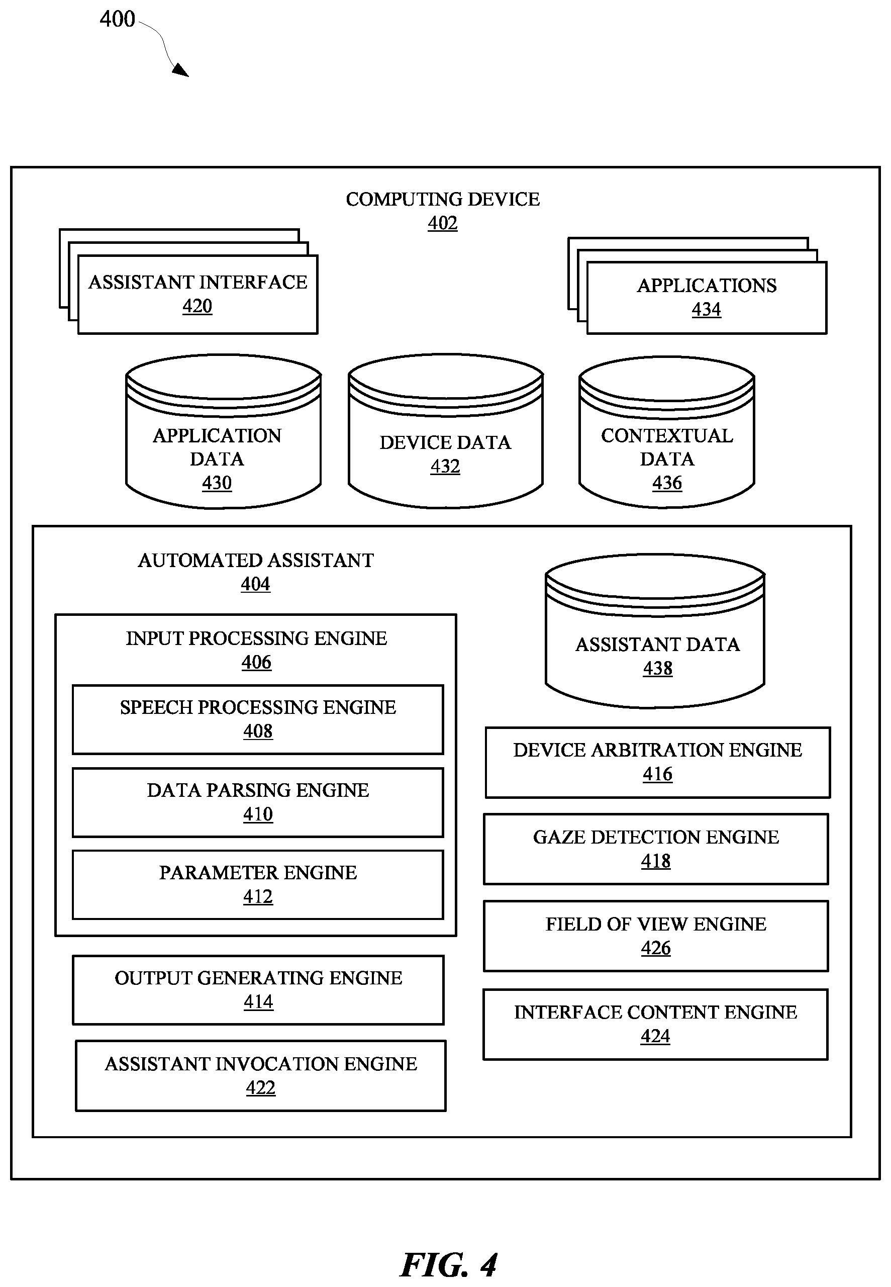 Patent US12333084 Figure 9 – Assistant device arbitration using wearable device data