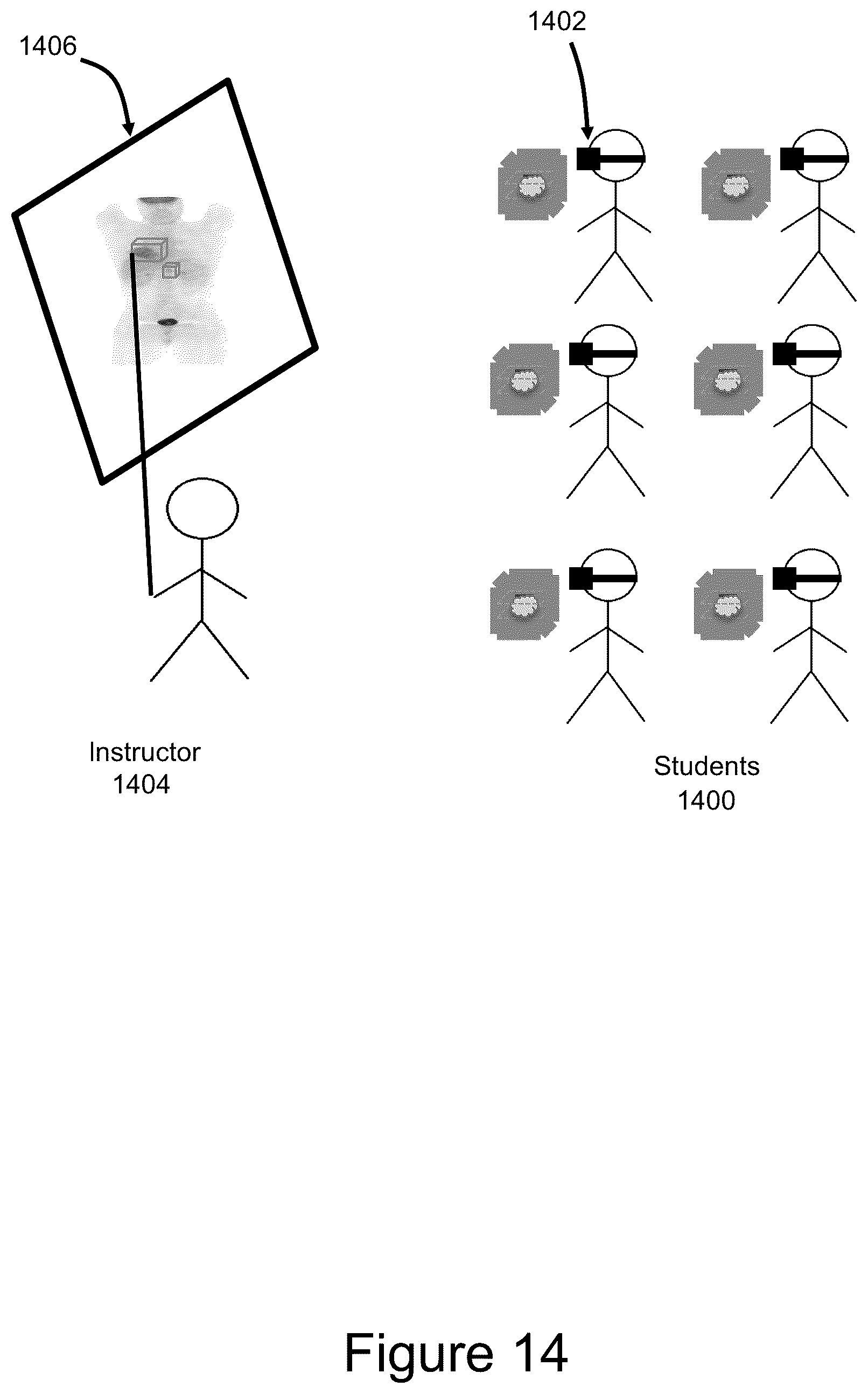 Patent US12333087 Figure 14 – Interactive 3D cursor