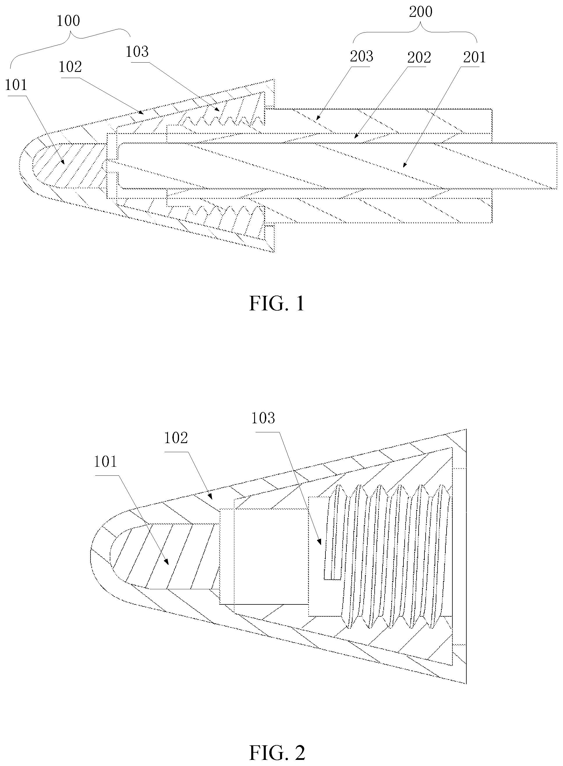 Patent US12333091 — Pen tip assembly, stylus, and method of preparing pen tip assembly — Figure 1