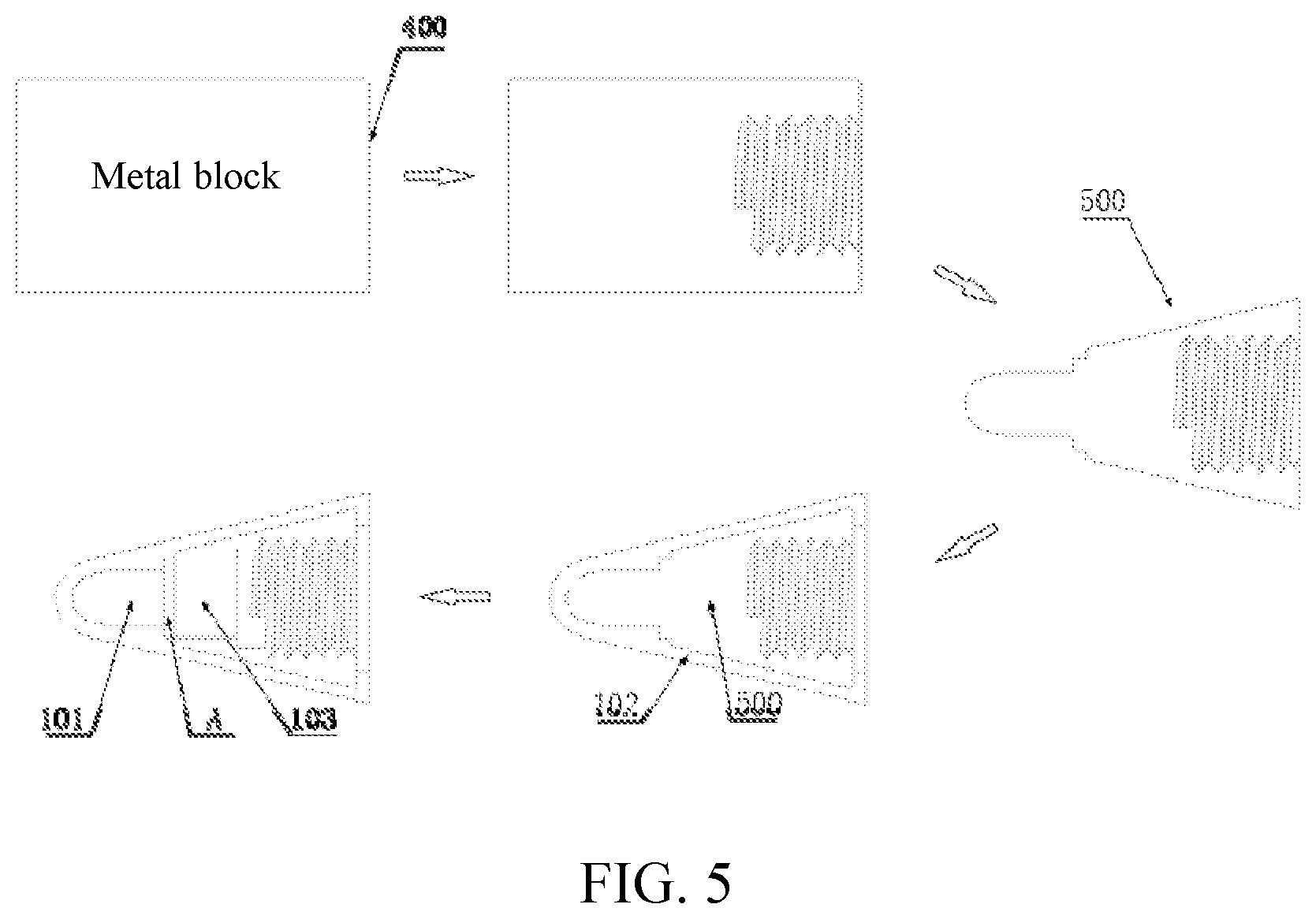 Patent US12333091 Figure 3 – Pen tip assembly, stylus, and method of preparing pen tip assembly