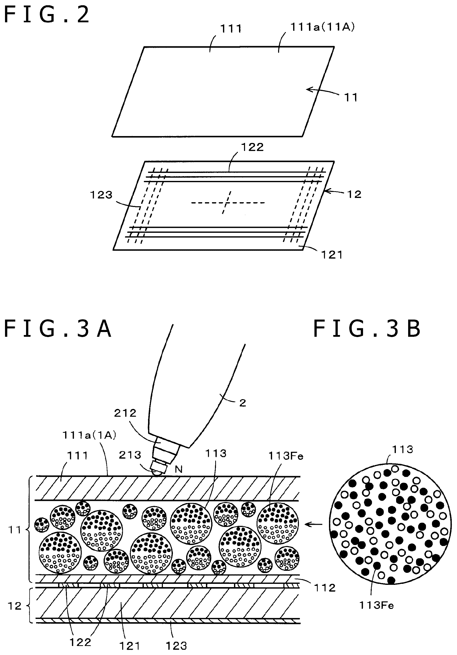 Patent US12333093 Figure 2 – Electronic pen, handwriting input device, and central rod for electronic pen