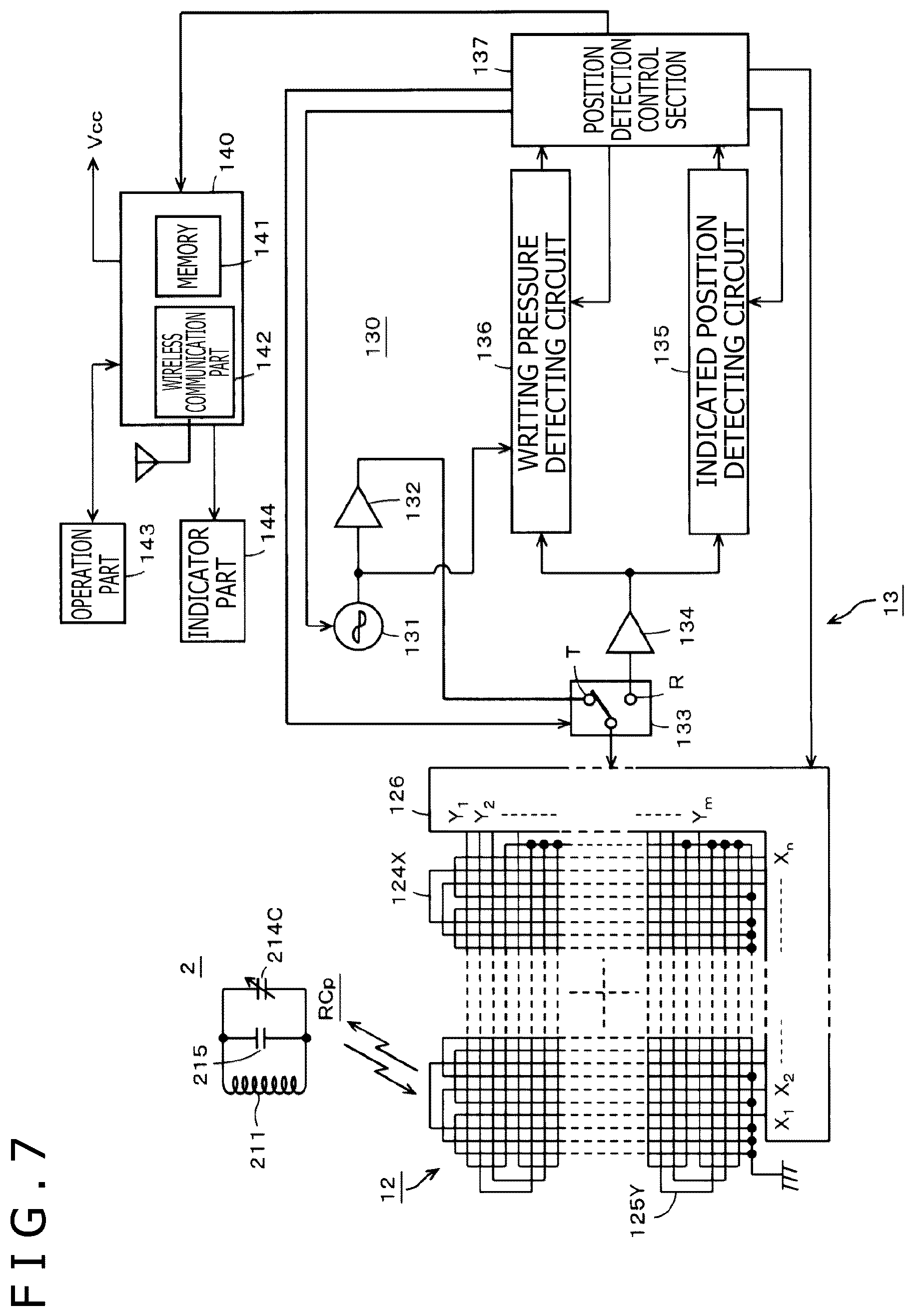 Patent US12333093 Figure 6 – Electronic pen, handwriting input device, and central rod for electronic pen