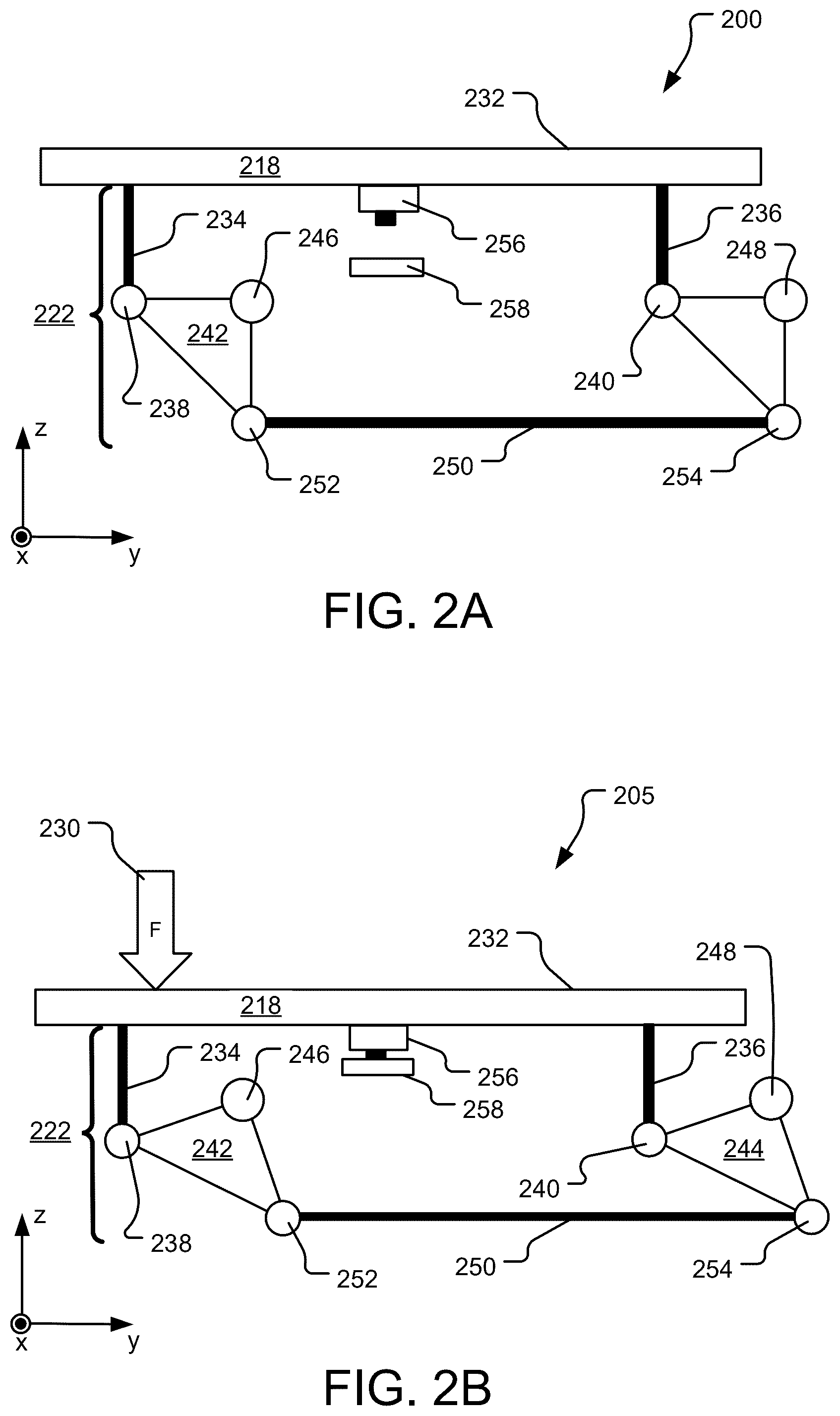 Patent US12333094 Figure 2 – Mechanical flexural parallel motion trackpad