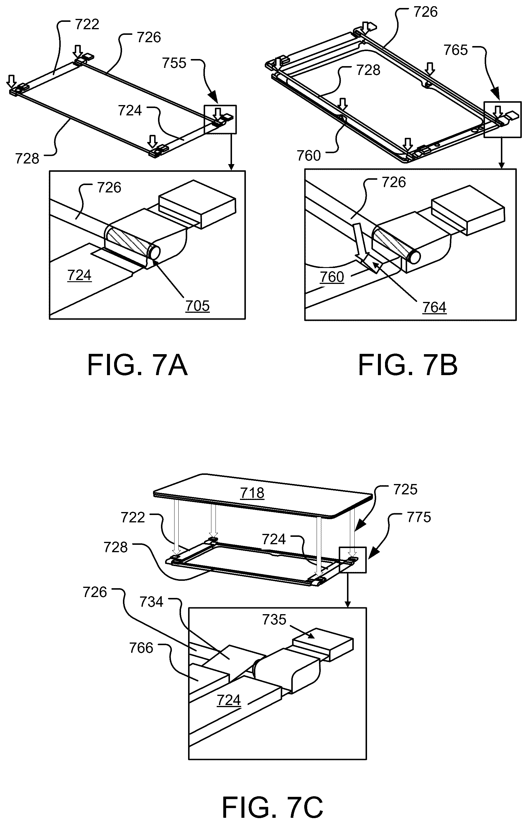 Patent US12333094 Figure 7 – Mechanical flexural parallel motion trackpad