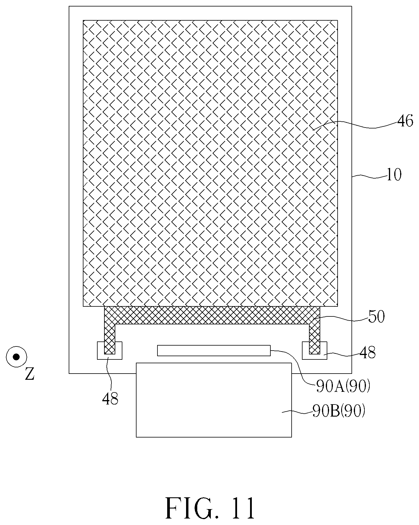 Patent US12333100 Figure 11 – Electronic device