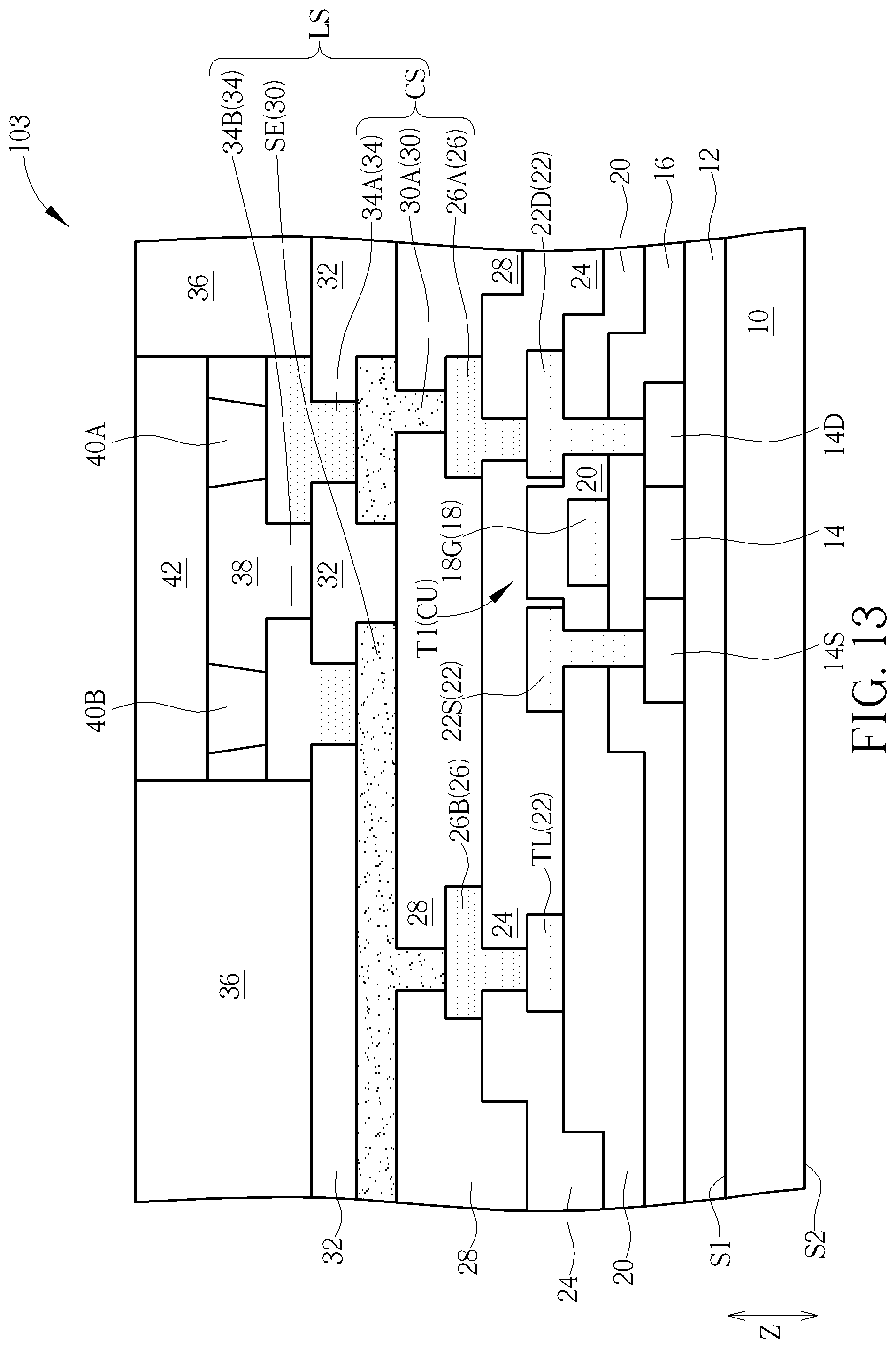 Patent US12333100 Figure 13 – Electronic device